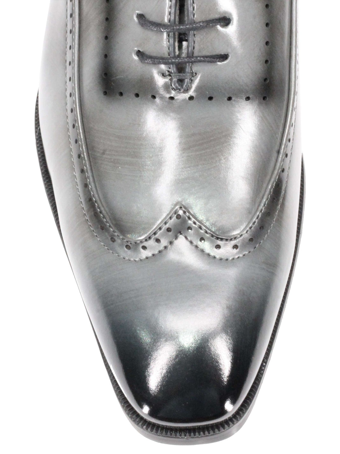 Brogue 2 Tone Faux Leather Lace-Up Shoes