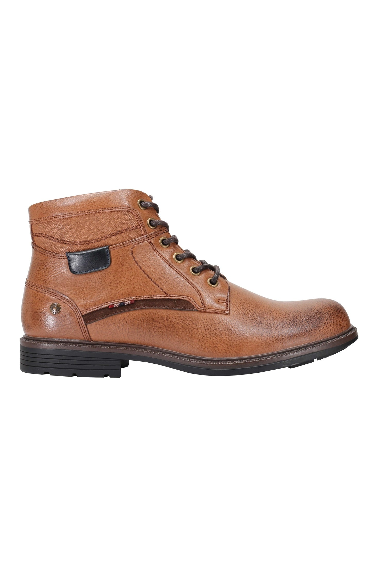 ANKLE LACE UP BOOTS IN TAN, BLACK â XPOSED