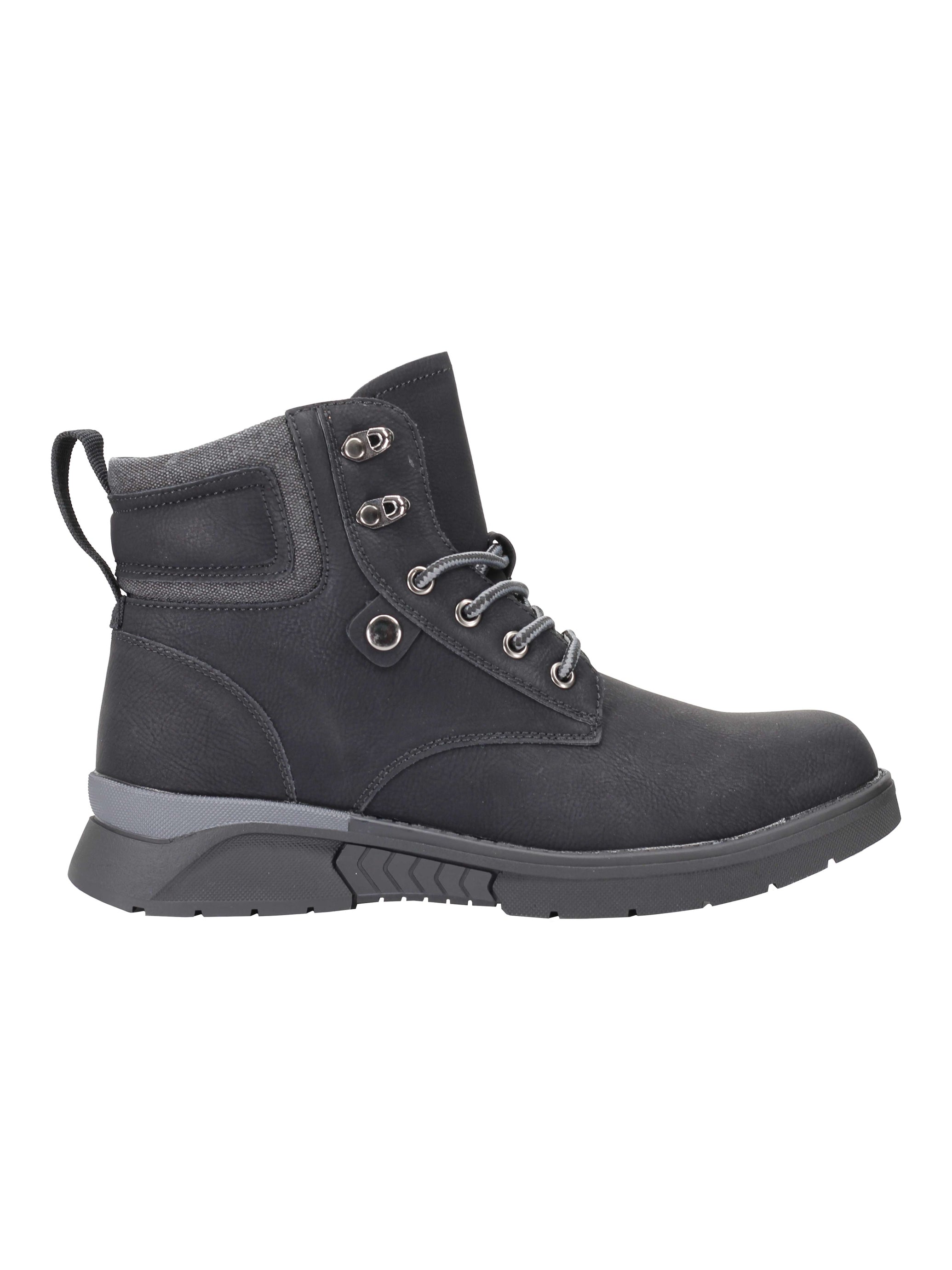 ANKLE MID TOP LACE UP BOOTS