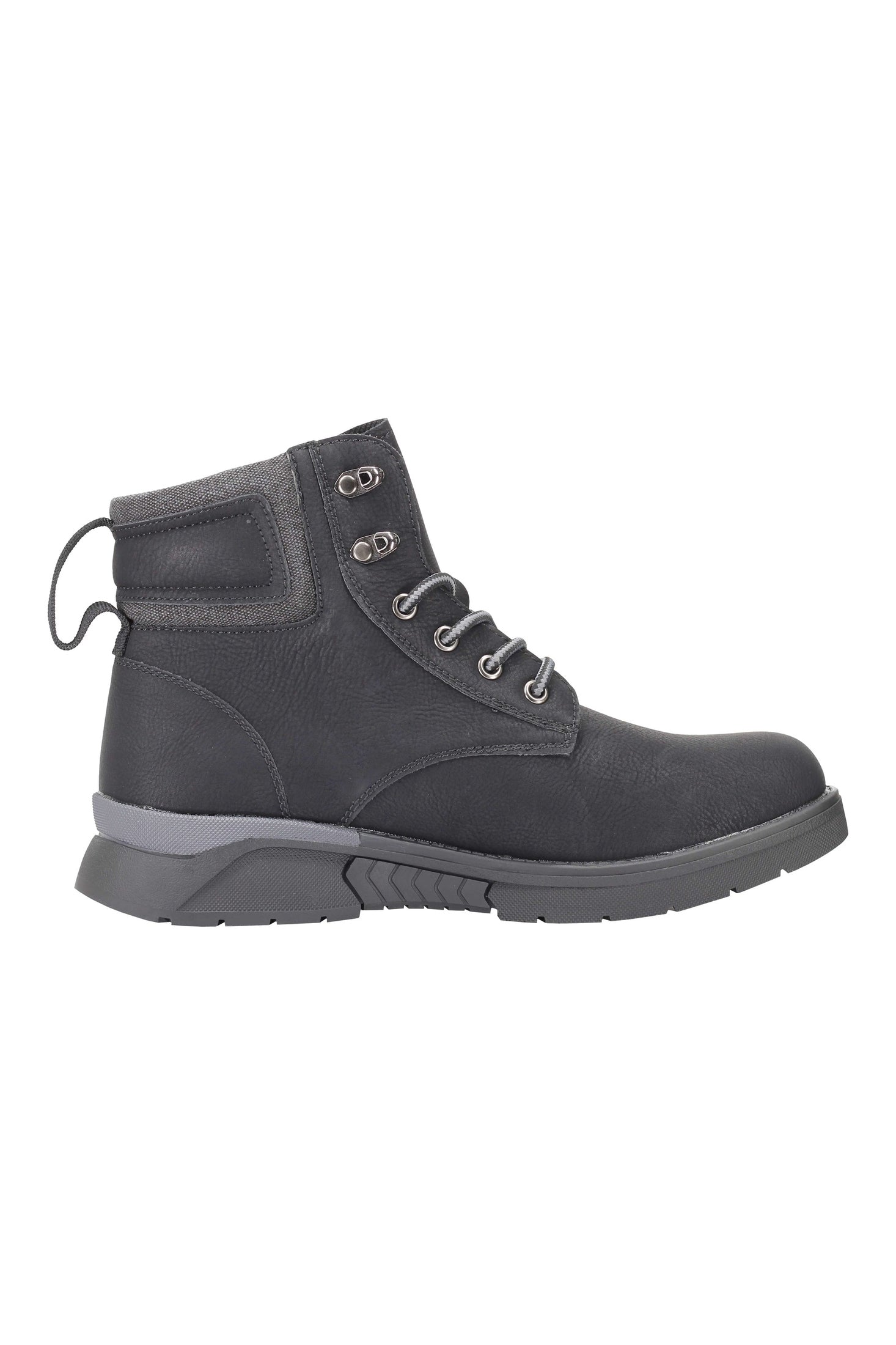 ANKLE MID TOP LACE UP BOOTS
