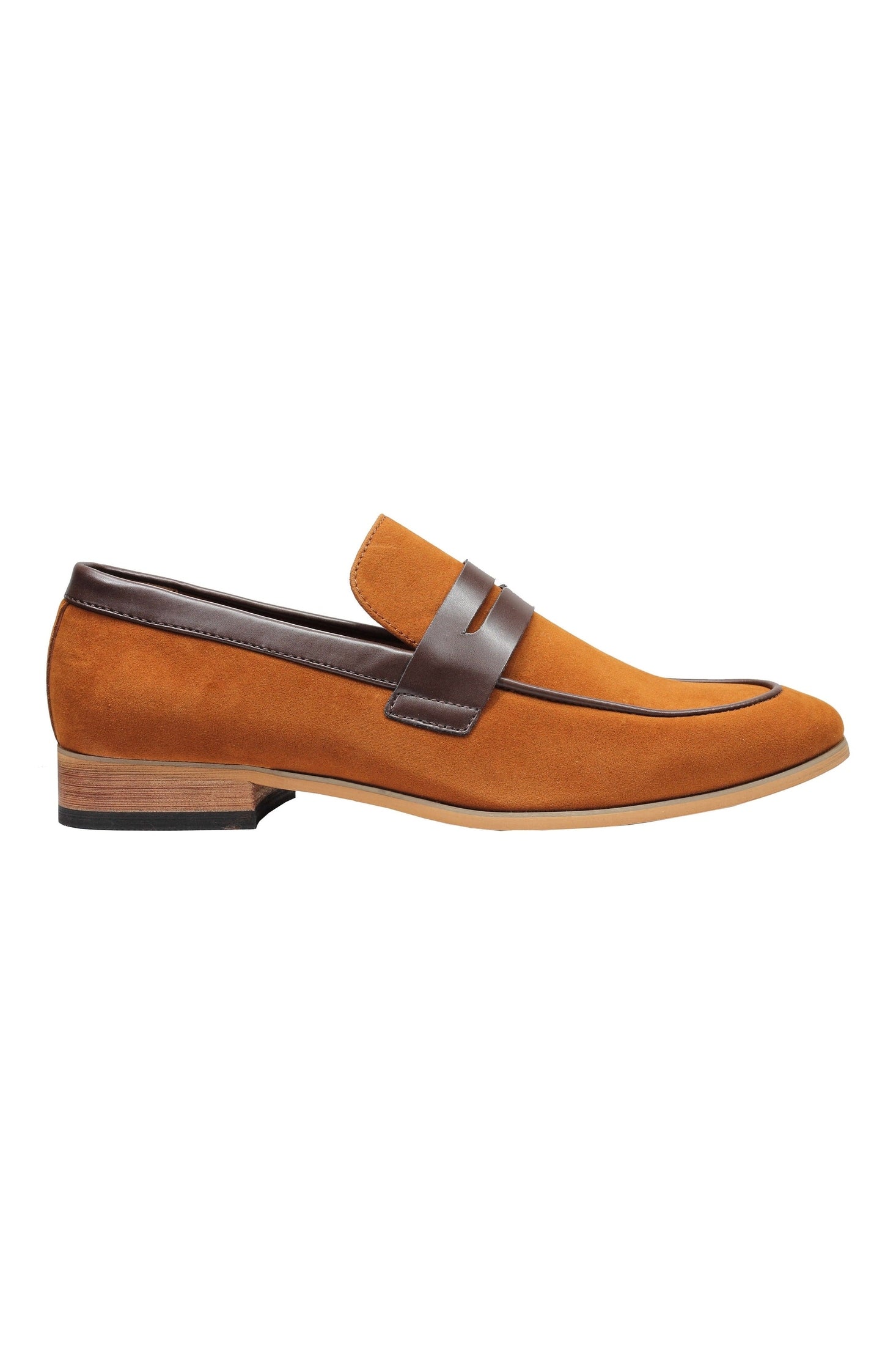 SUEDE PENNY LOAFERS