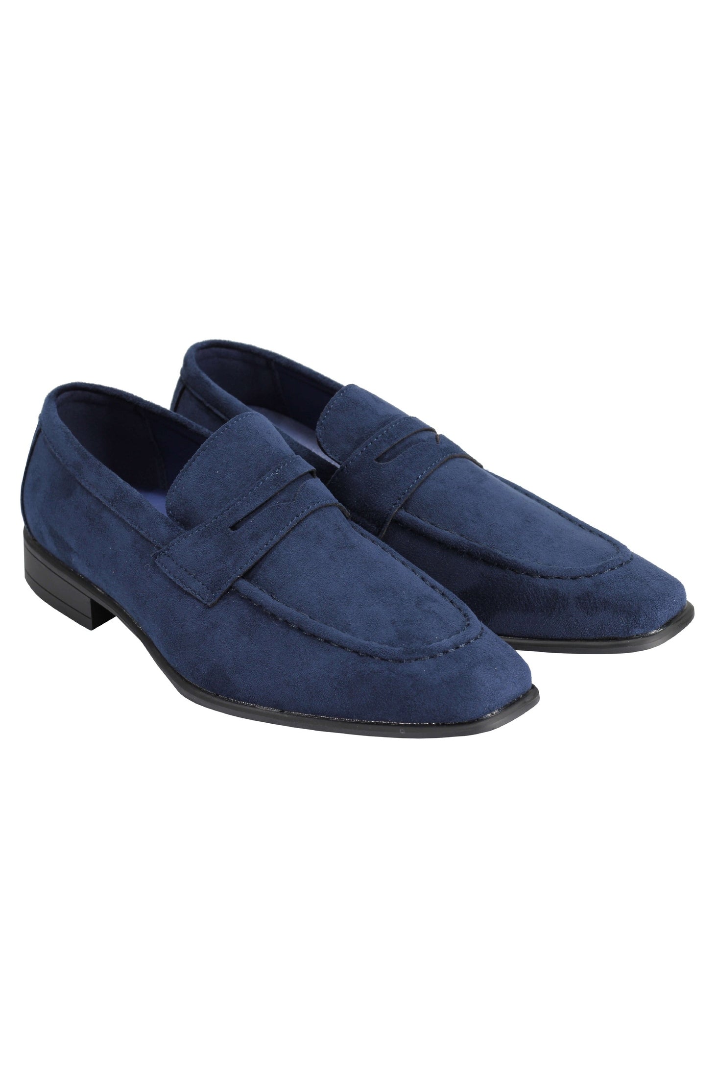 SUEDE PENNY LOAFERS