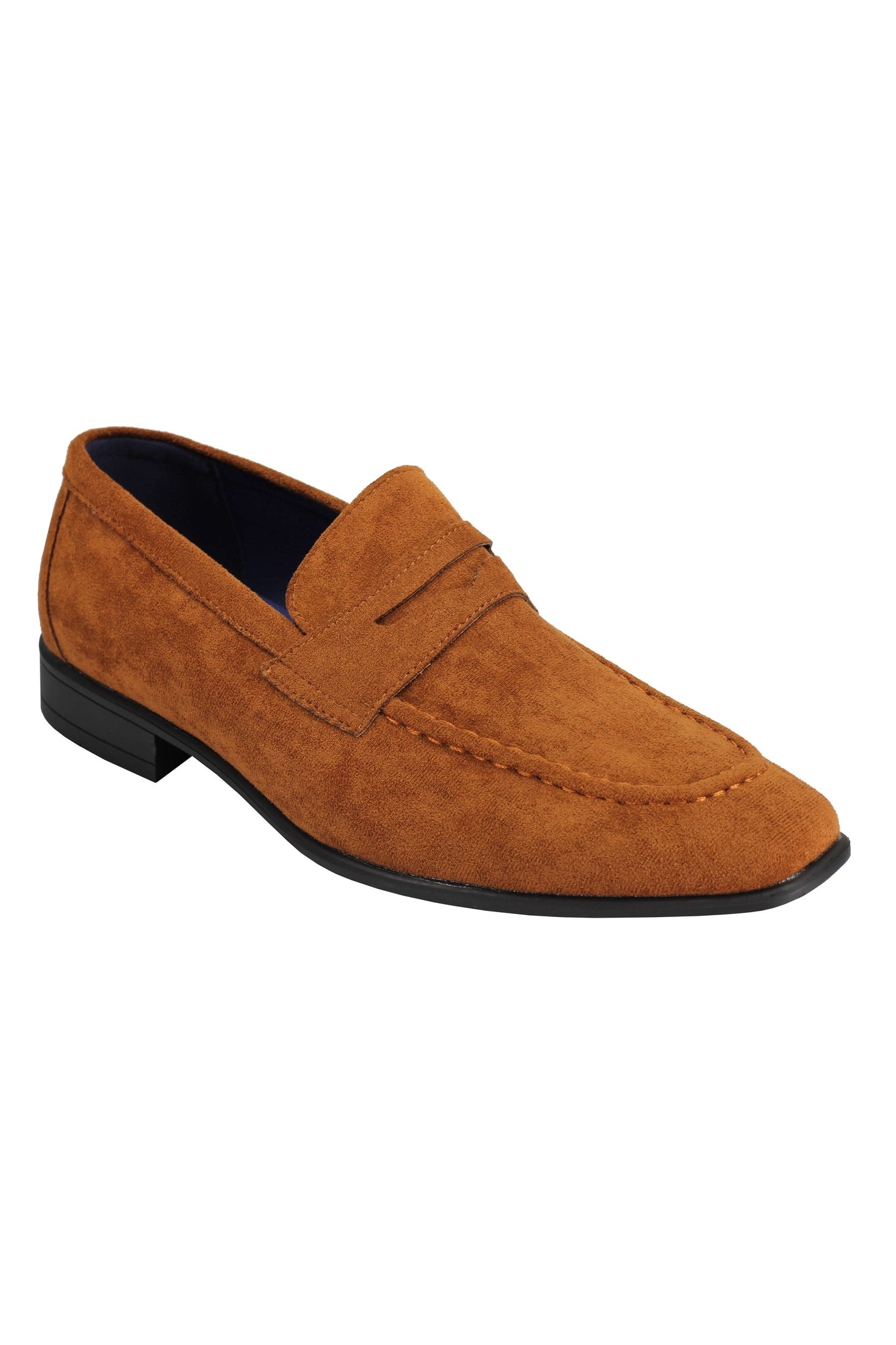 SUEDE PENNY LOAFERS