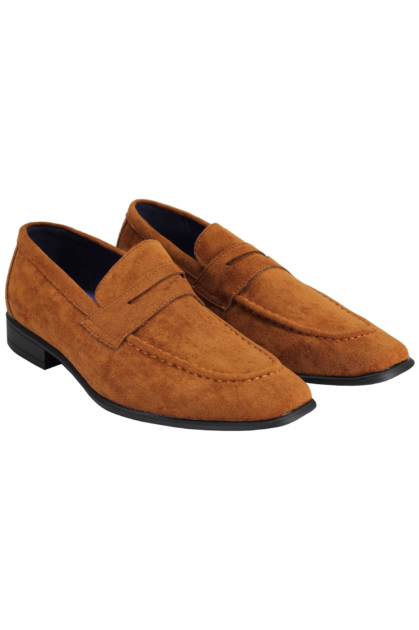 SUEDE PENNY LOAFERS