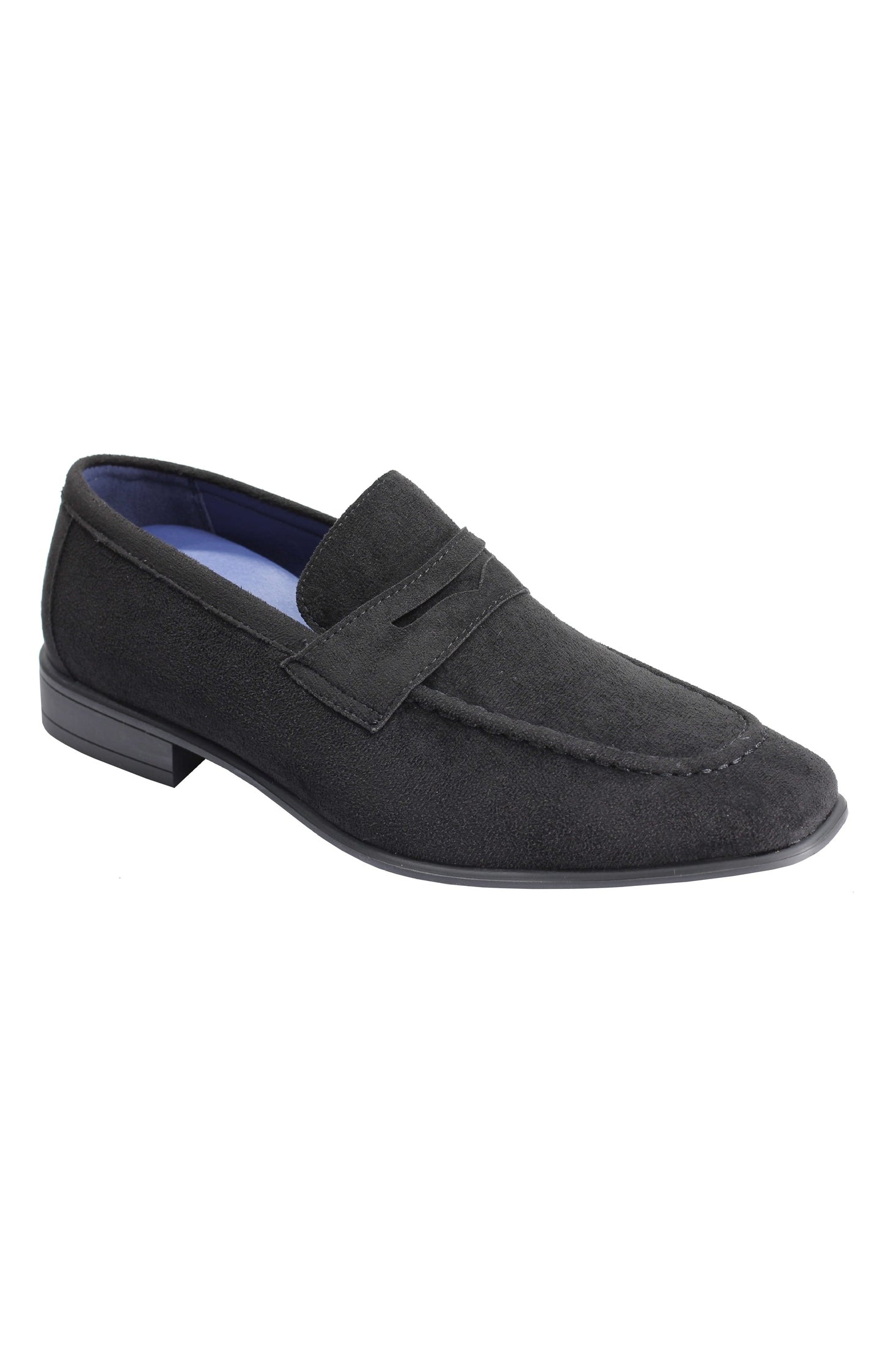 SUEDE PENNY LOAFERS