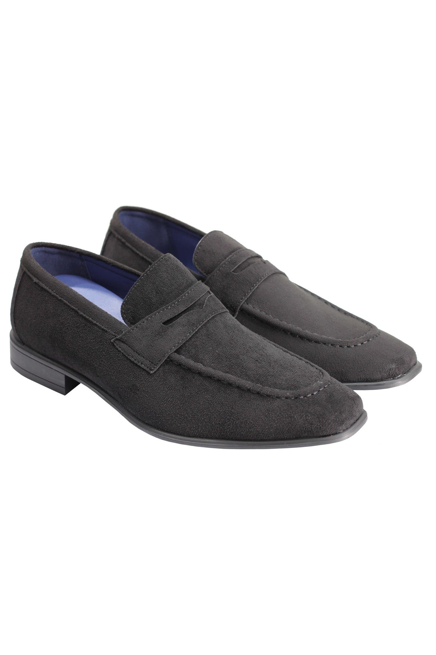 SUEDE PENNY LOAFERS