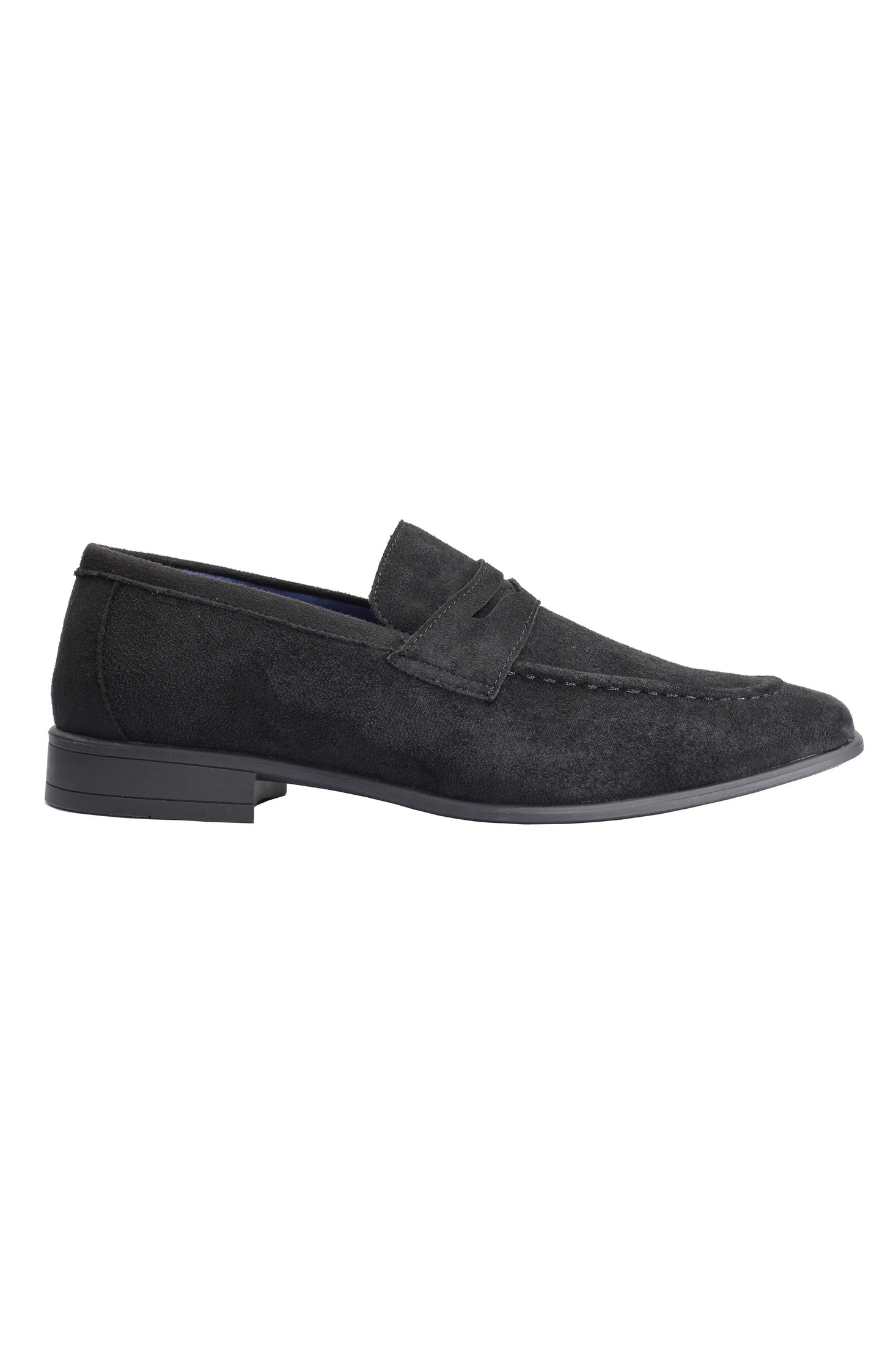 SUEDE PENNY LOAFERS
