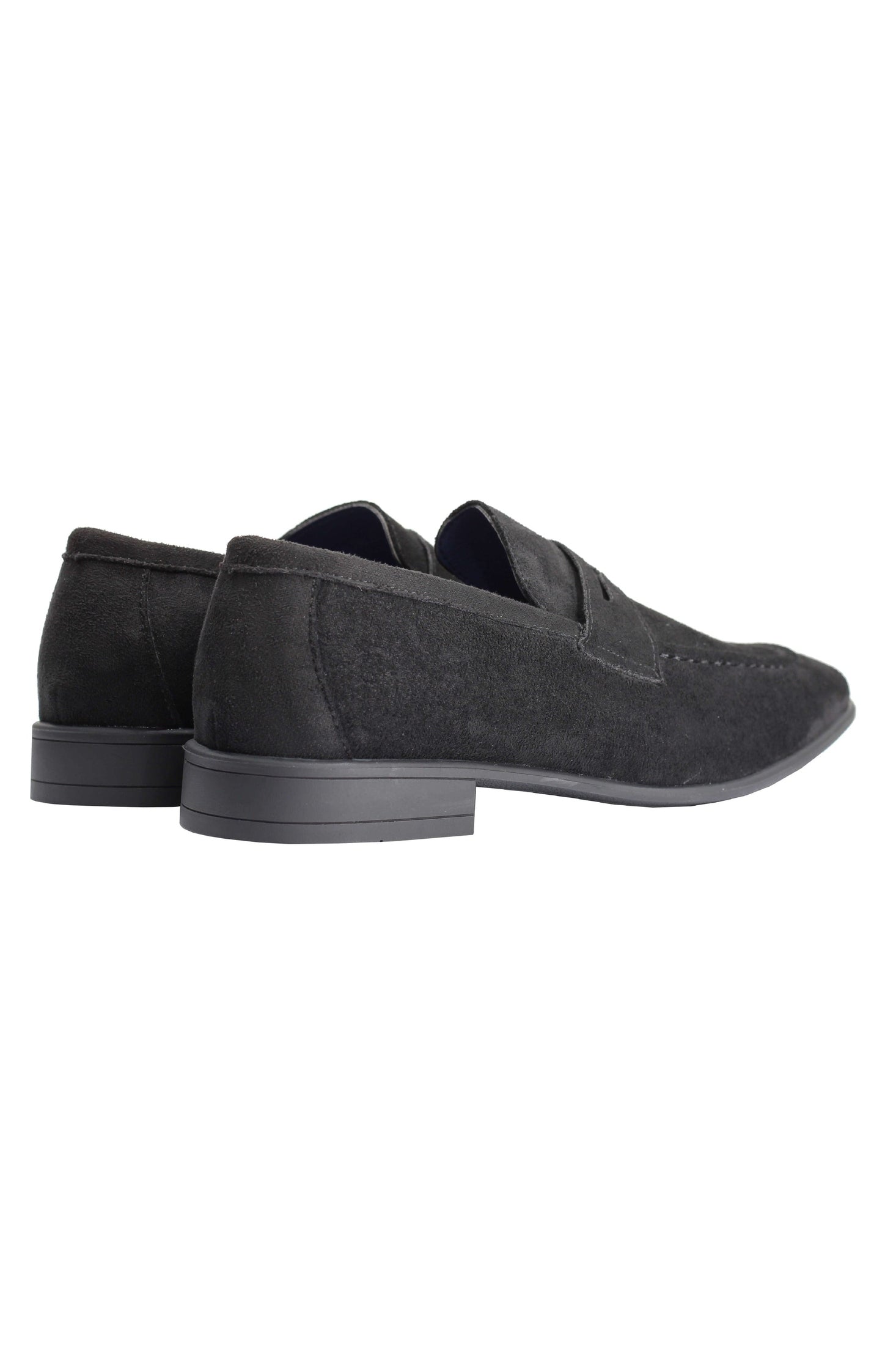 SUEDE PENNY LOAFERS