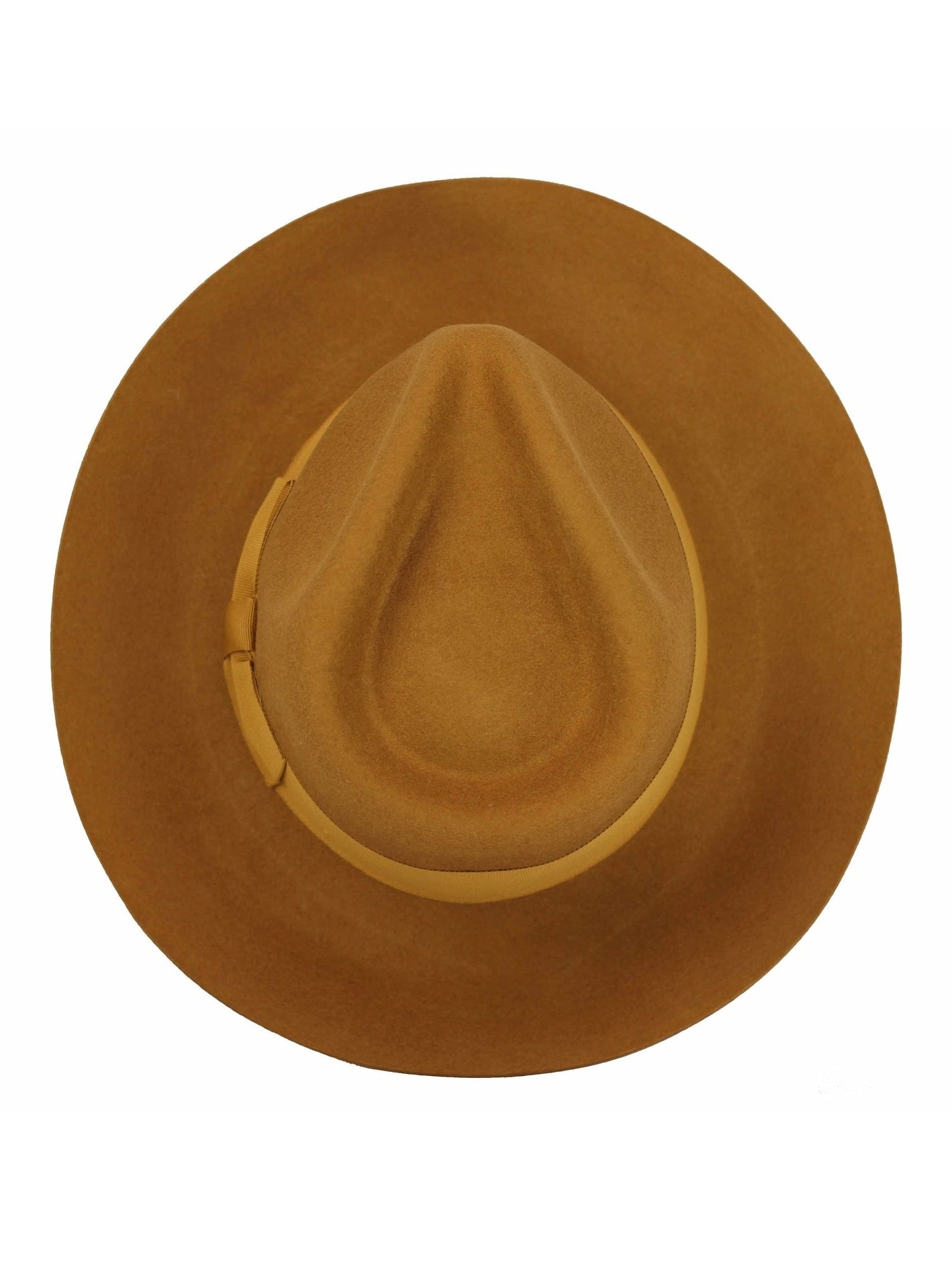 Gladwin Bond 100% Wool Mustard Fedora Stiff Hat