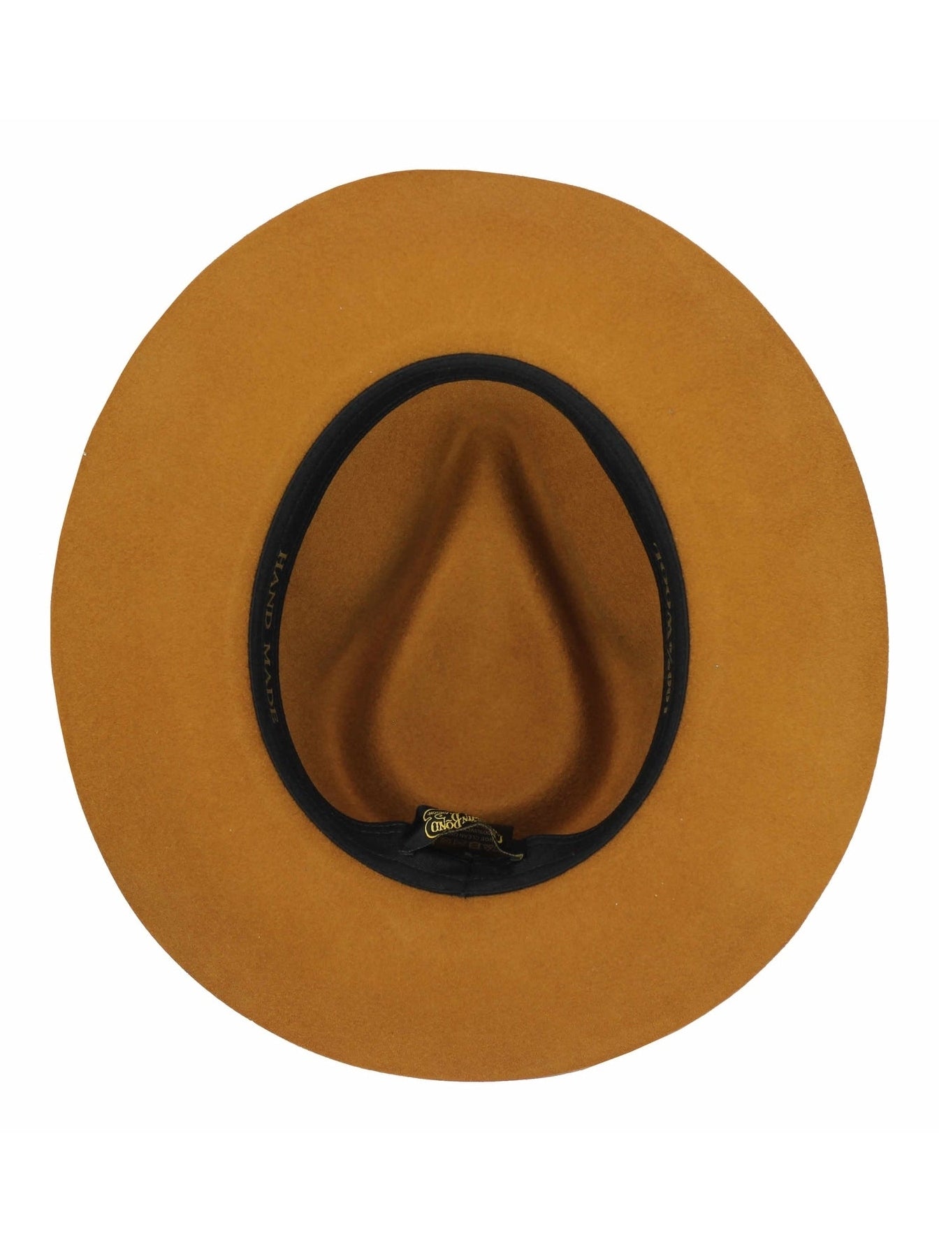Gladwin Bond 100% Wool Mustard Fedora Stiff Hat