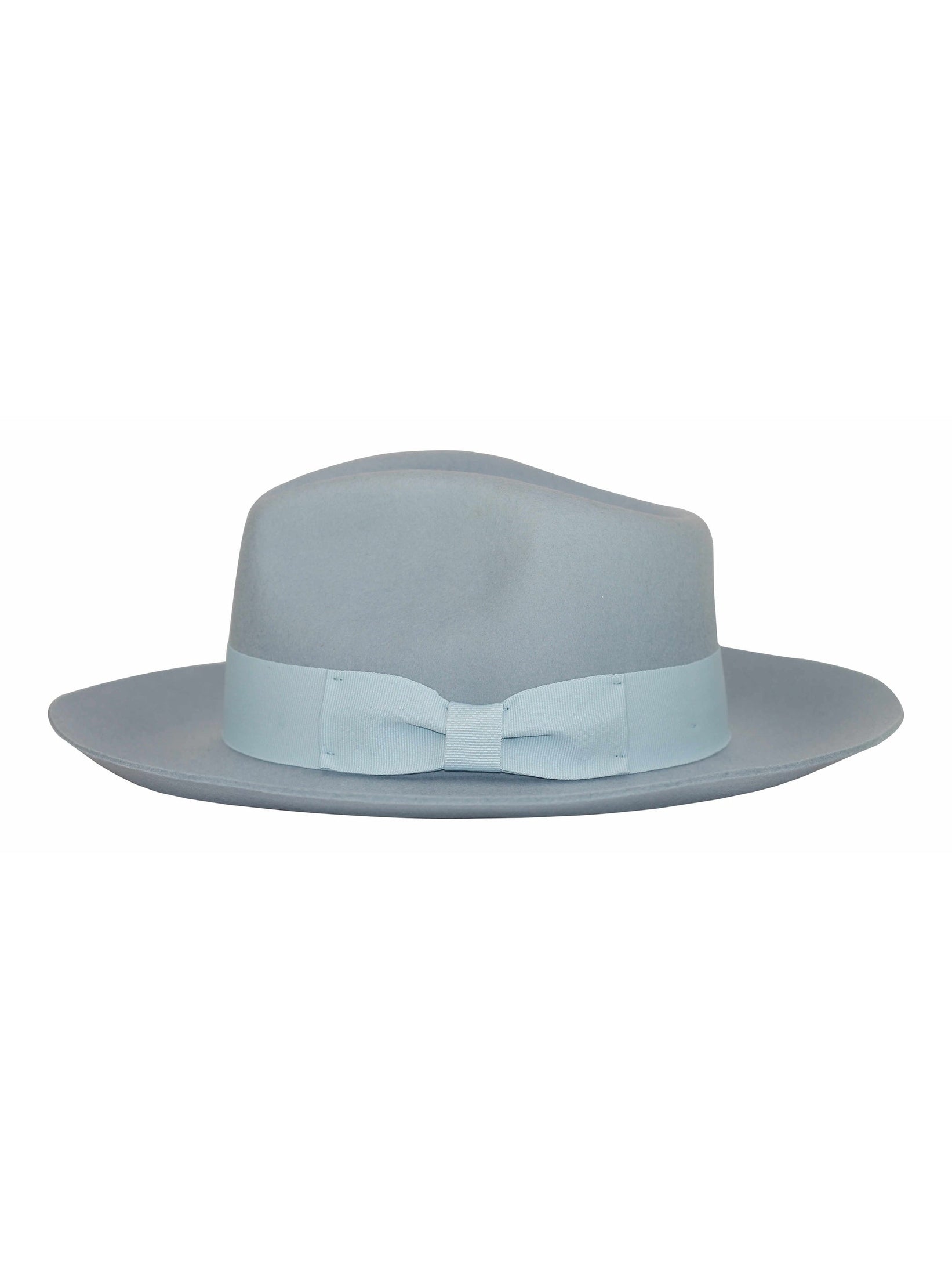 Gladwin Bond 100% Wool Blue Fedora Stiff Hat