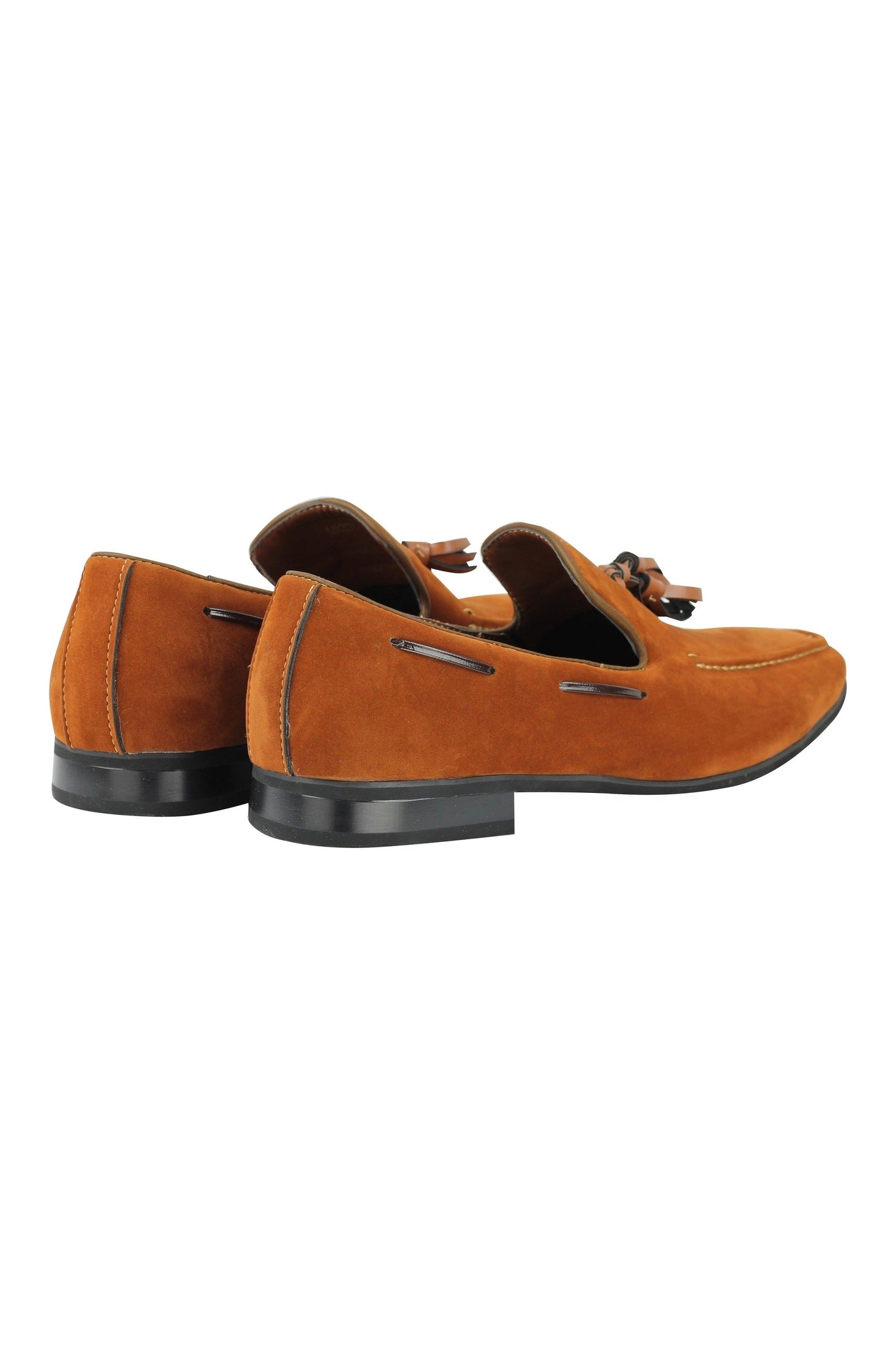 Faux Suede Leather Tassel Loafers