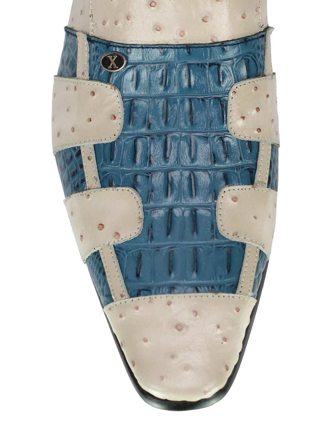 Real Leather 2 Toned Polish Slip On