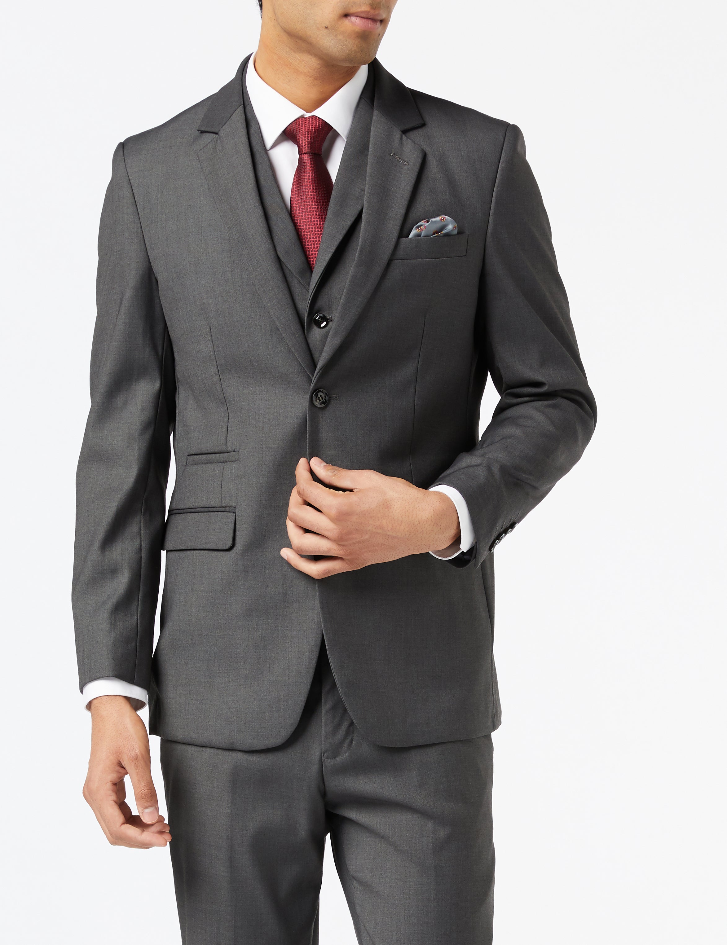 GRAHAM - CHARCOAL GREY BUSINESS SUIT