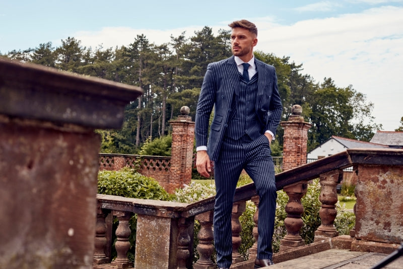 How to style a pinstripe suit
