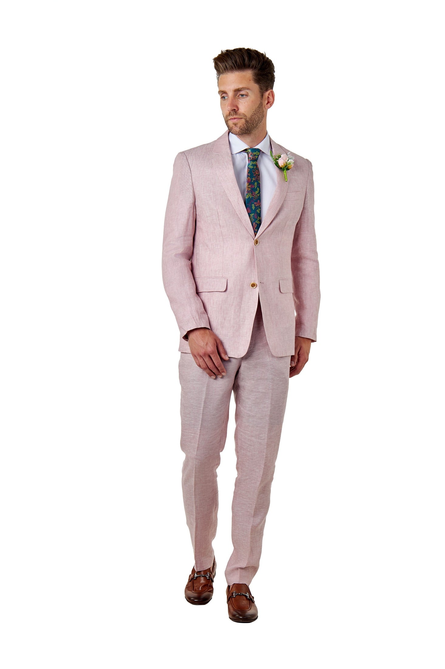 LEWIS - Pure Linen Tailored Fit Summer Suit