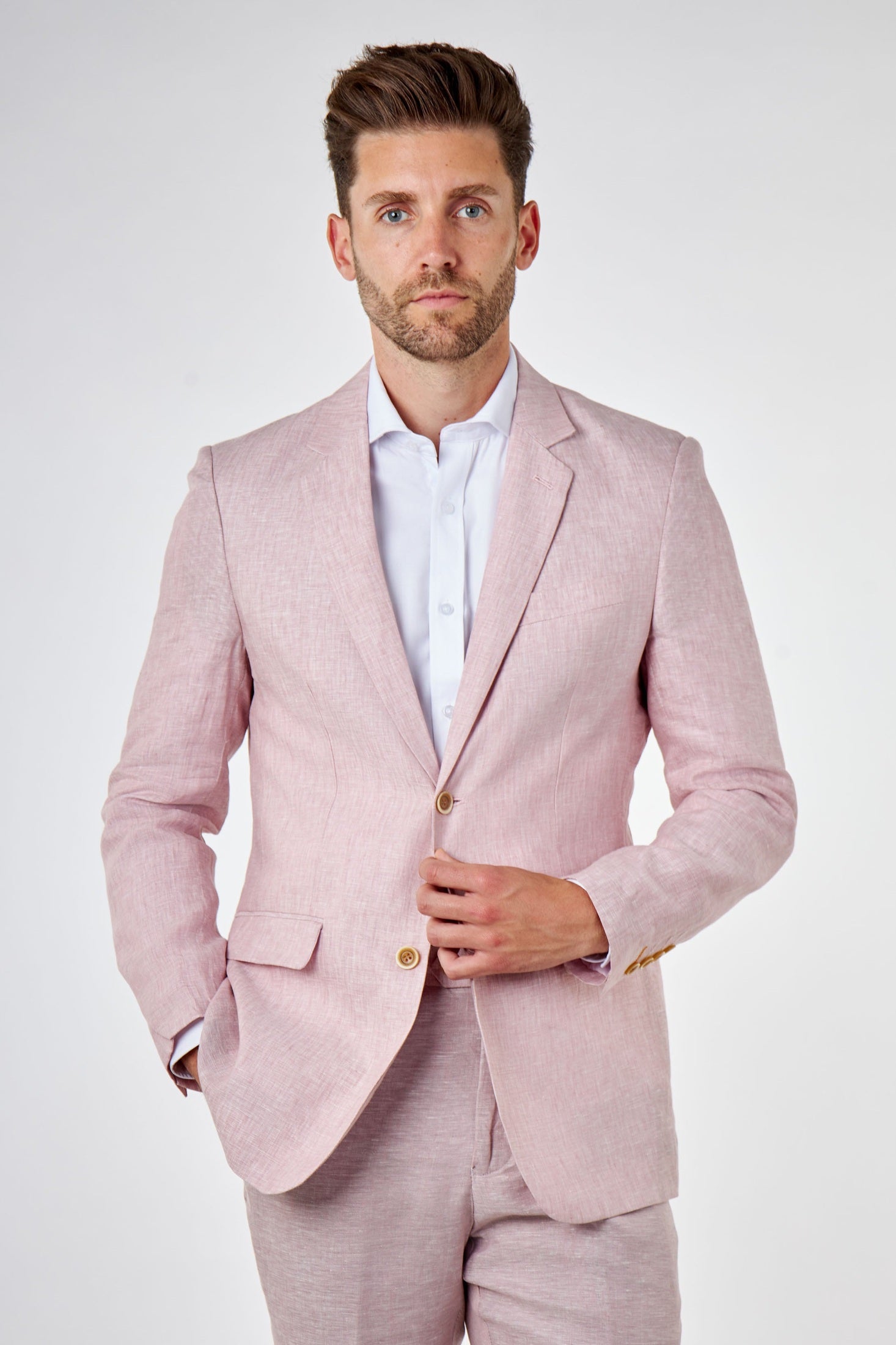 LEWIS - Pure Linen Tailored Fit Summer Suit