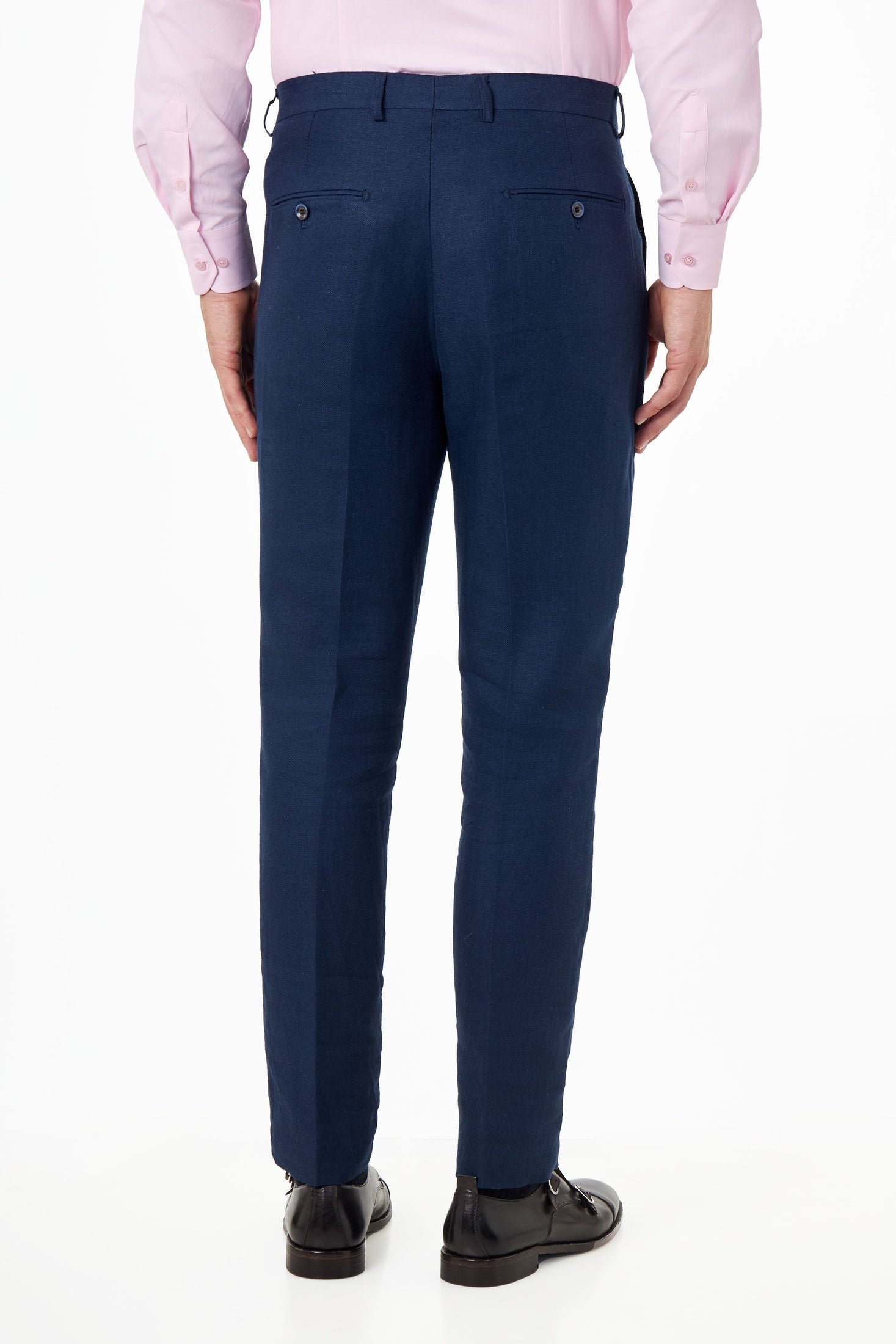 RAY – Herringbone Linen Suit in Tailored Fit