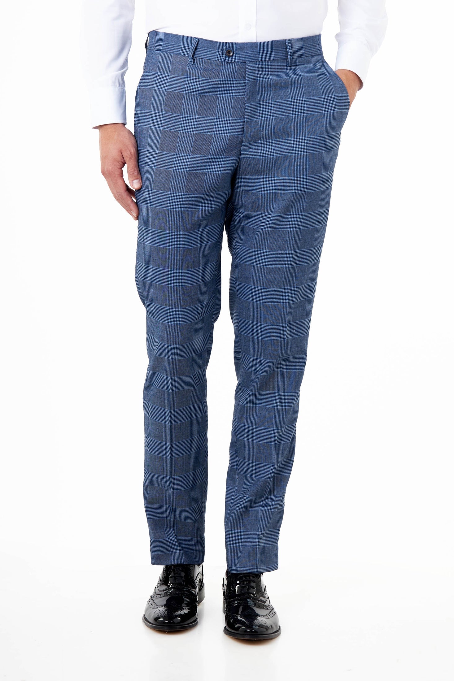 EKON - Prince of Wales Check Suit 3 Piece