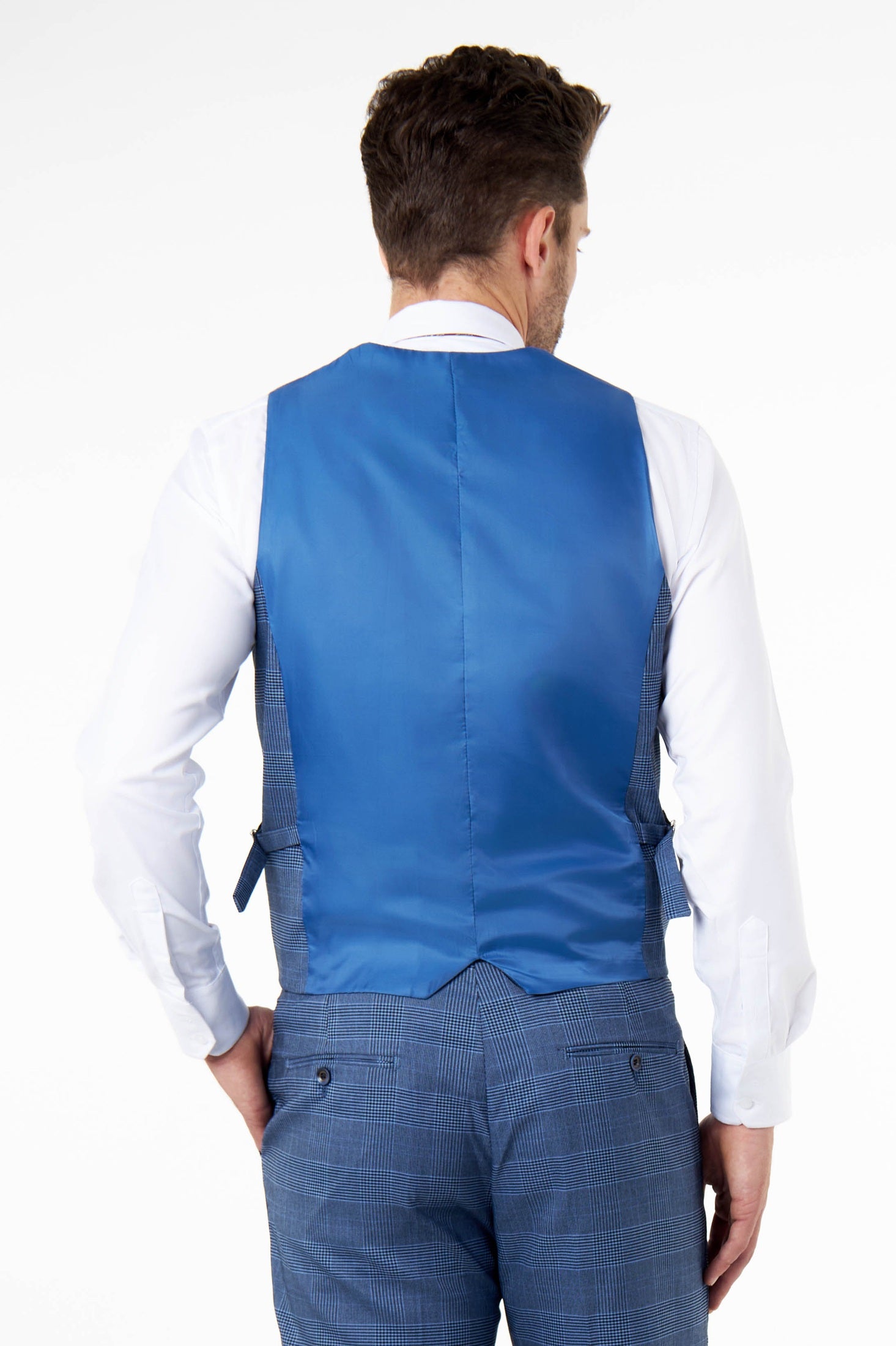 EKON - Prince of Wales Check Suit 3 Piece