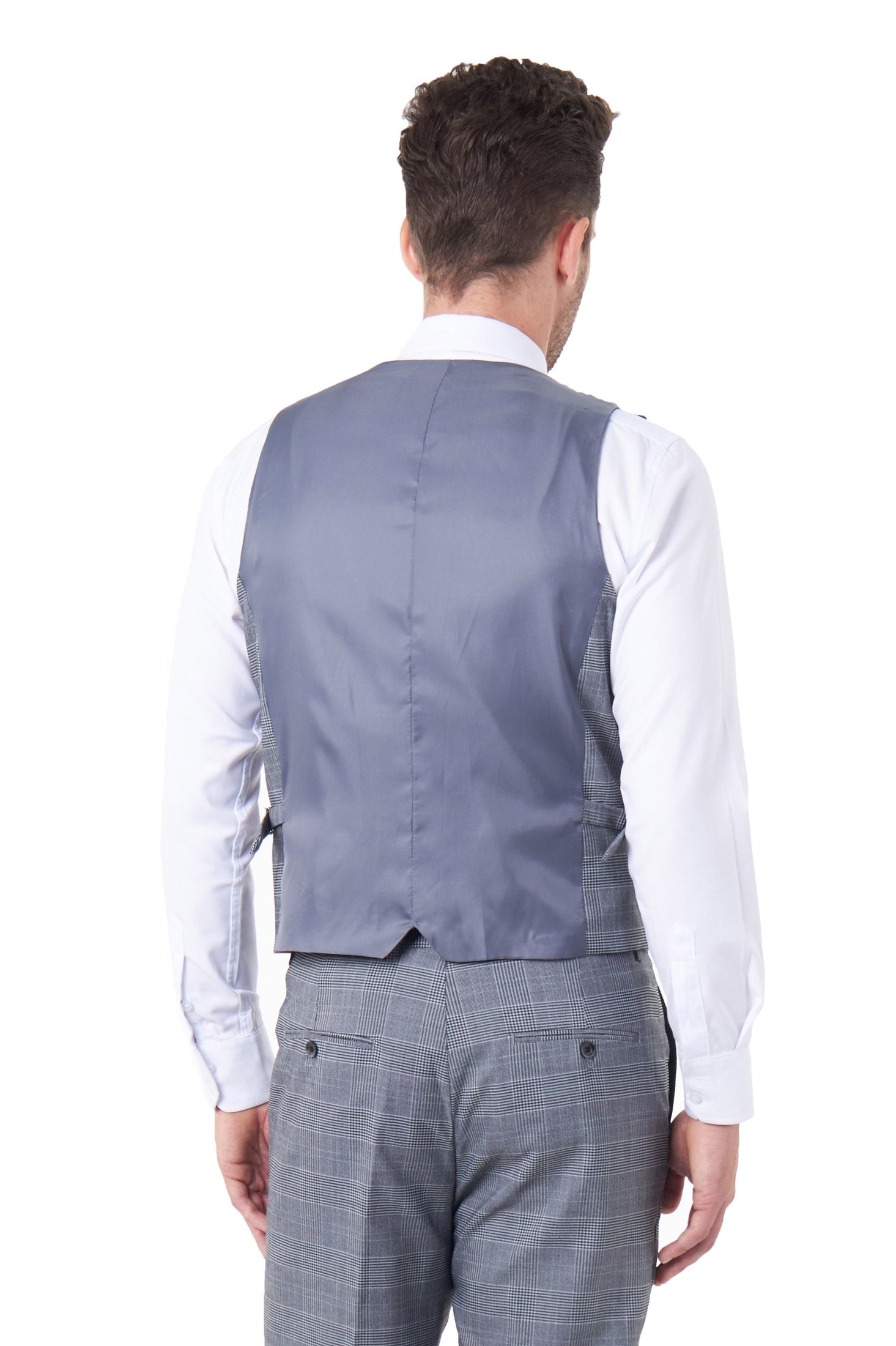 EKON - Prince of Wales Check Suit 3 Piece