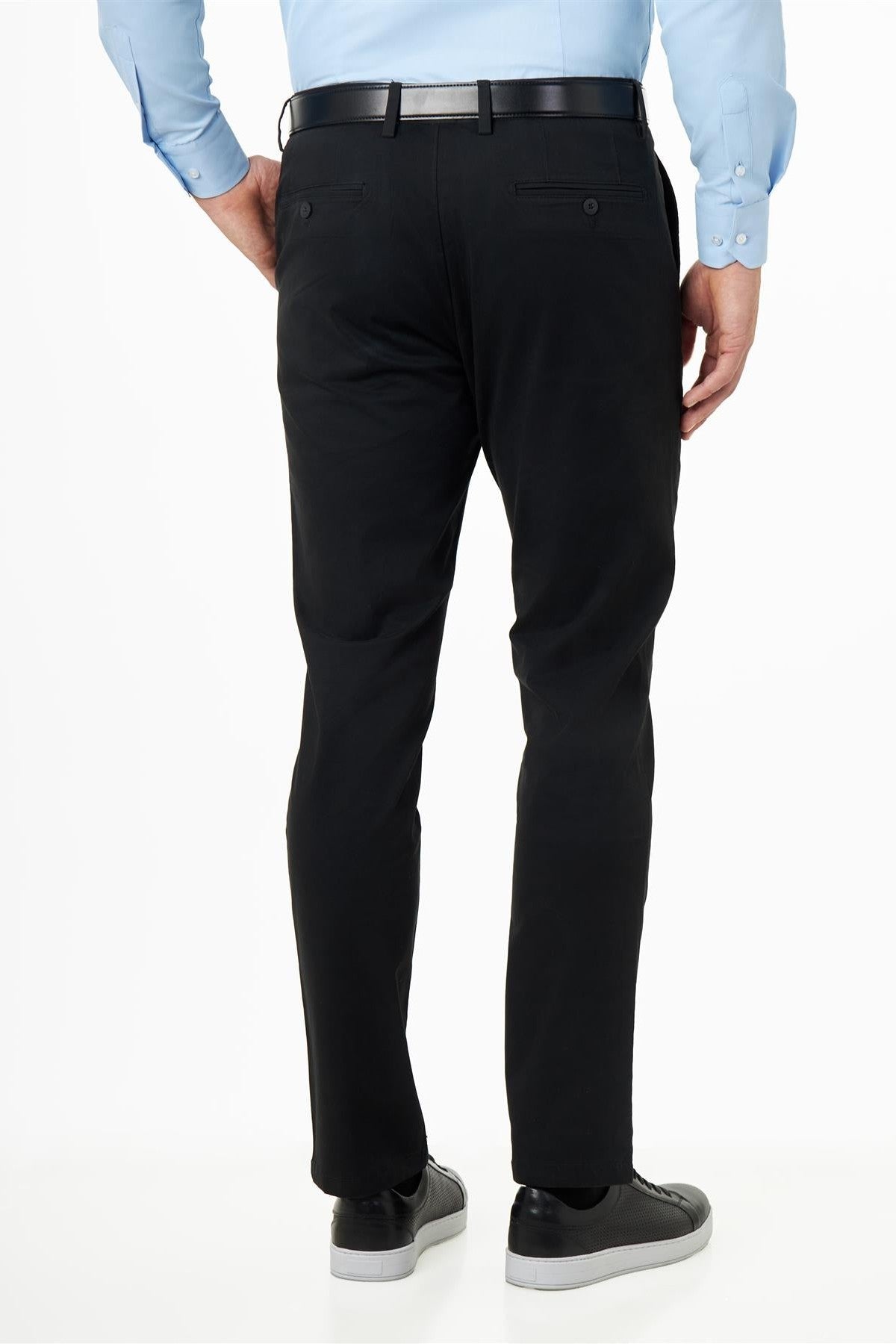COTTON STRETCH CHINO BLACK