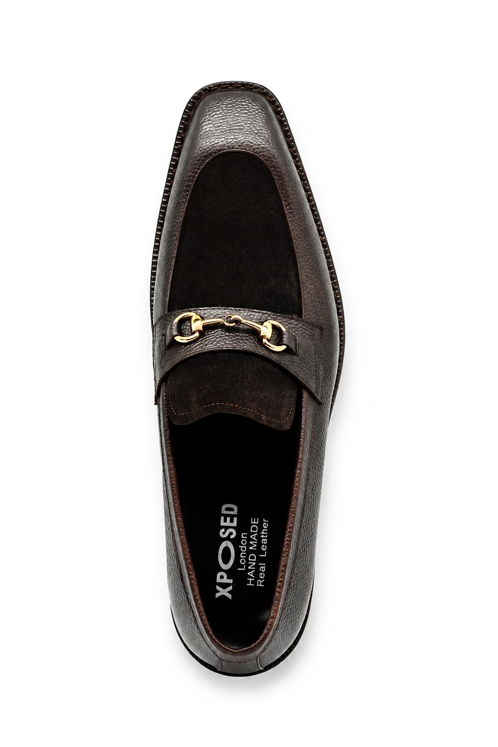 DEXTER Men’s Brown Leather & Suede t Loafers