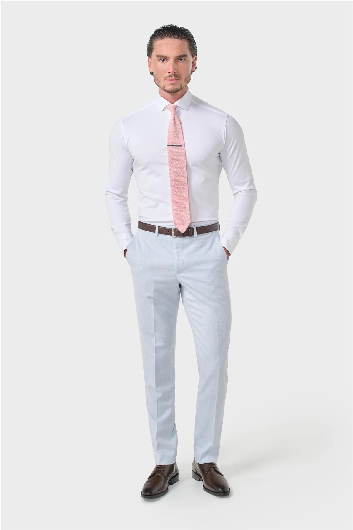 Cavani – Tropez Sky Blue Tailored Trousers