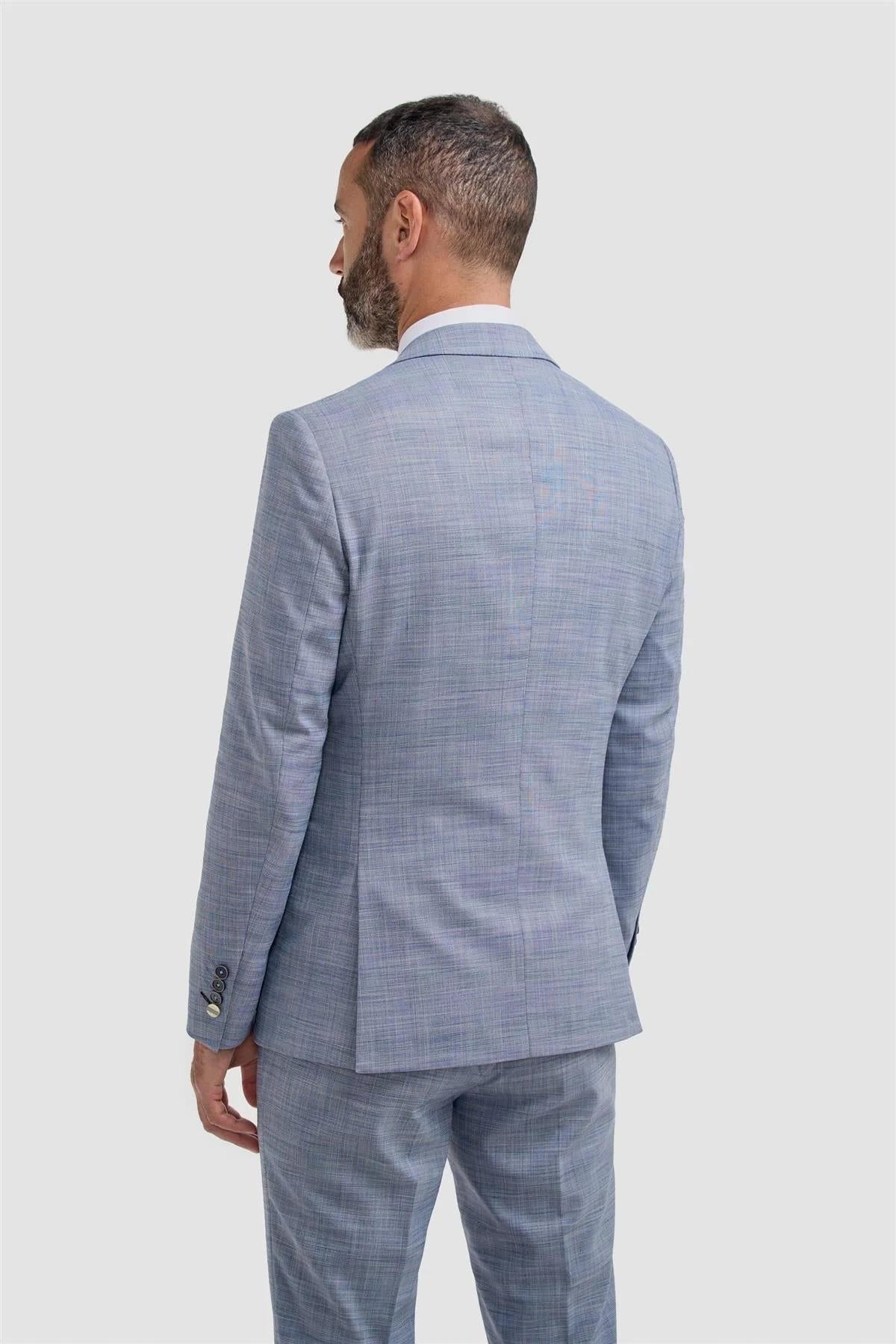 Cavani Camden Blue 3 Piece Suit – Men’s Slim Fit Wedding & Formal Suit