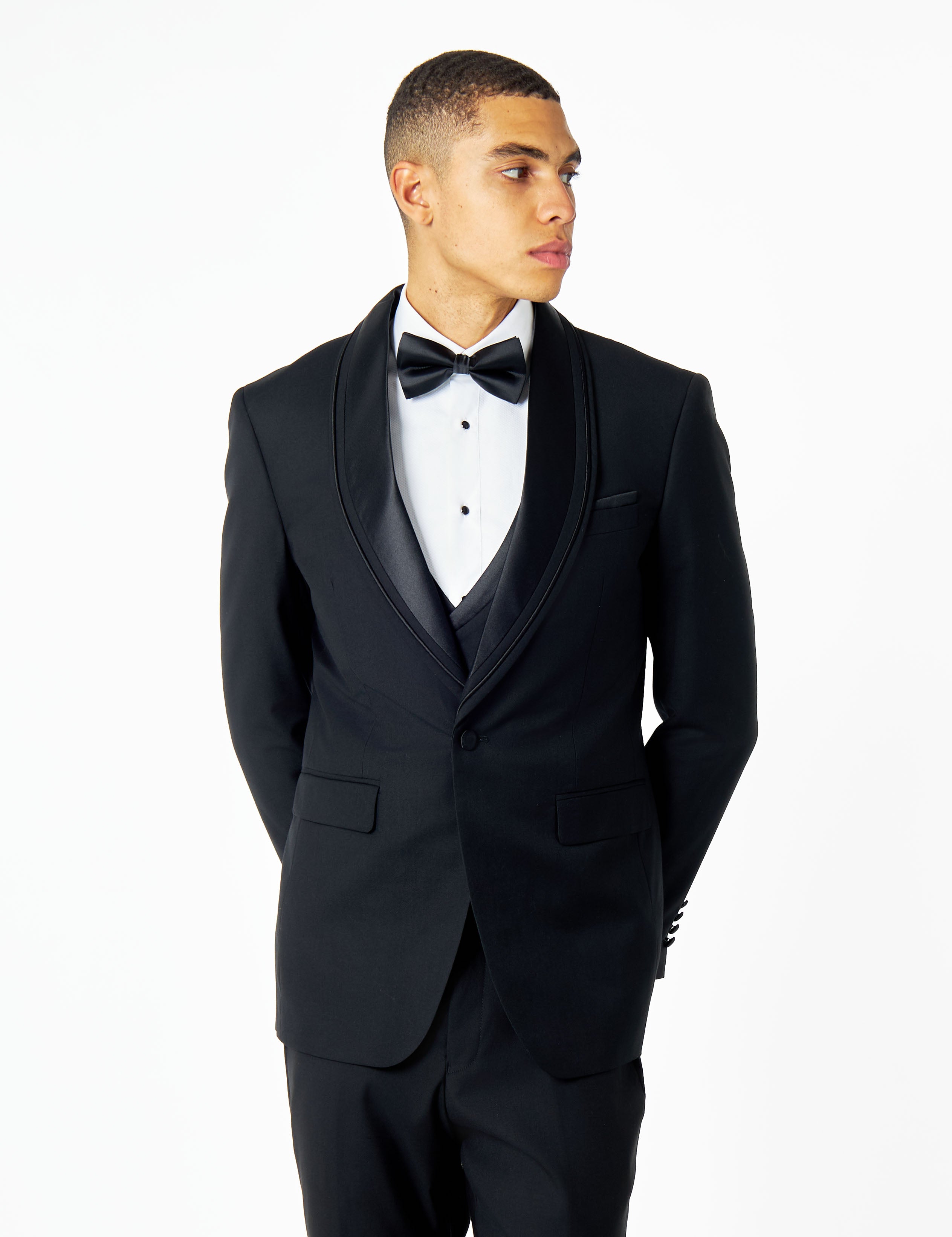GREG CLASSIC BLACK TUXEDO SUIT