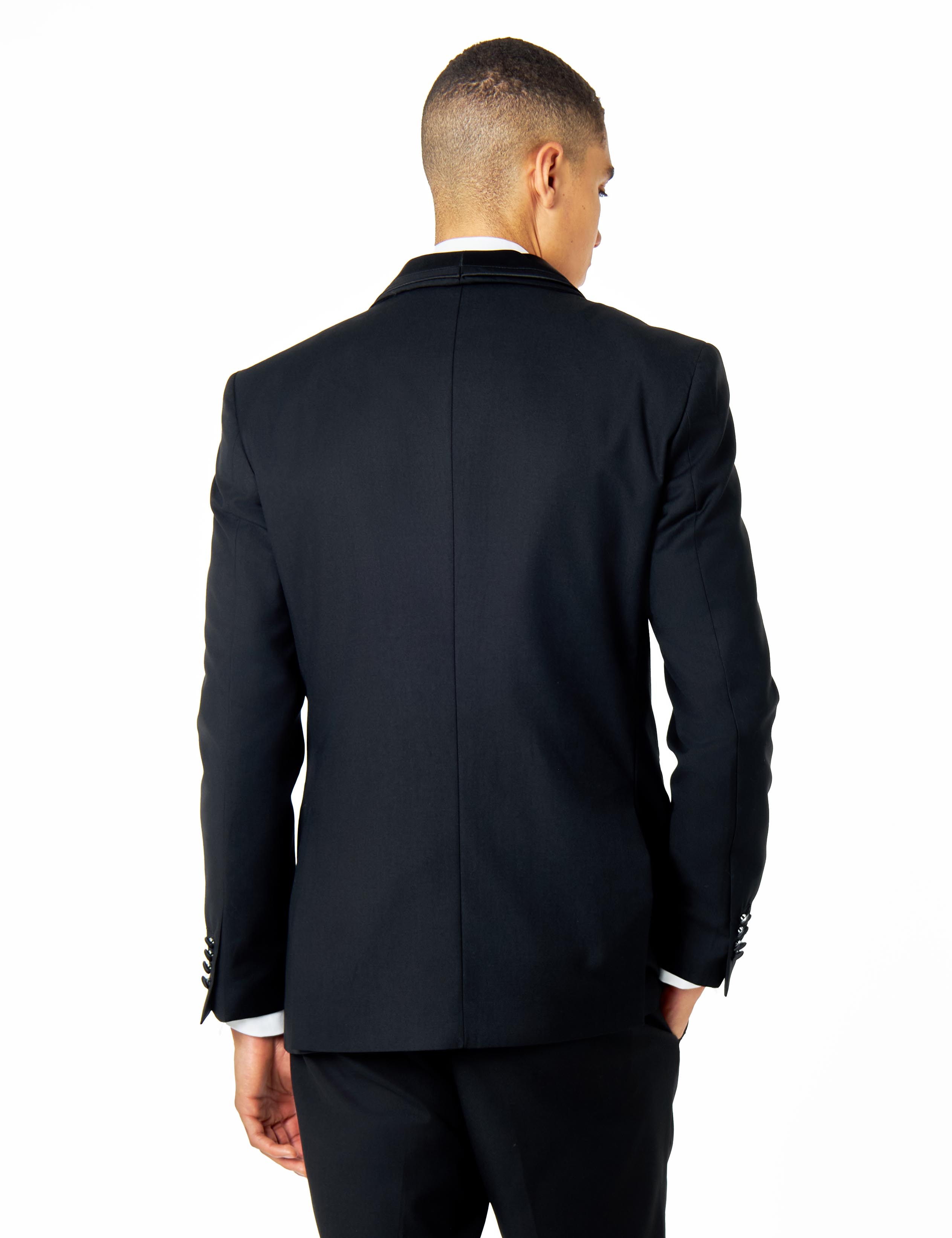 GREG CLASSIC BLACK TUXEDO SUIT