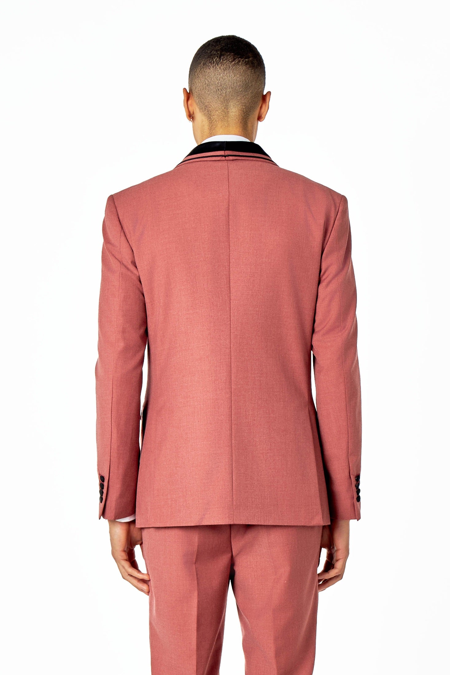 GREG – PINK TAILORED TUXEDO WEDDING JACKET