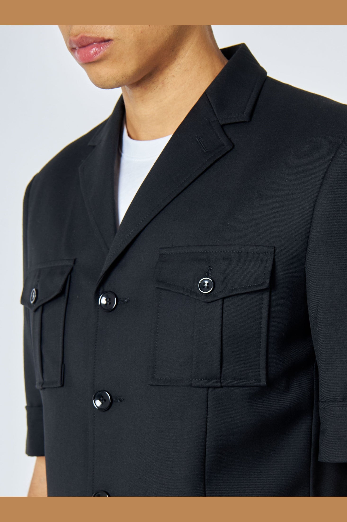 RETRO MODERN TWO PIECE SAFARI SUIT