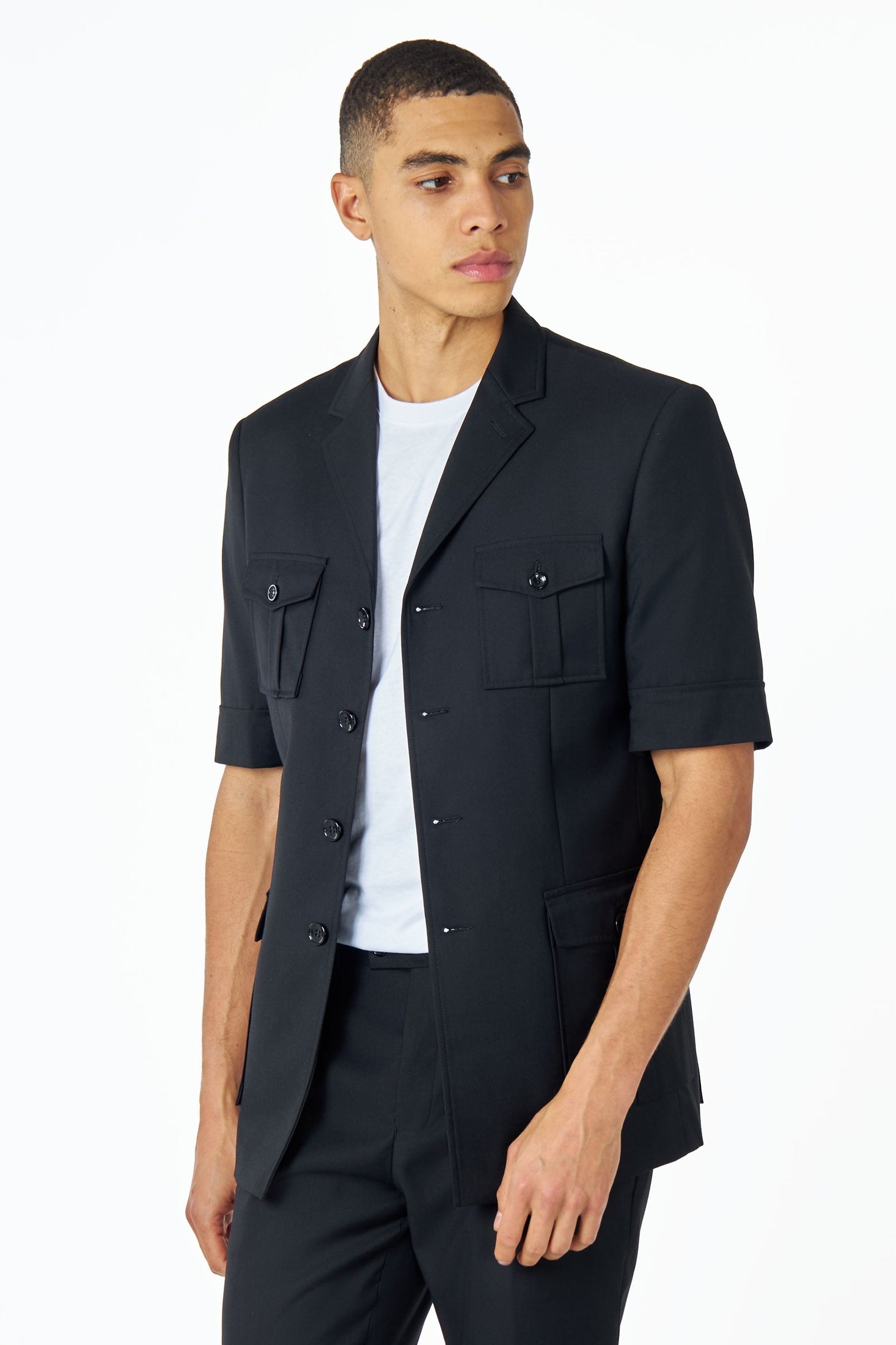 RETRO MODERN TWO PIECE SAFARI SUIT