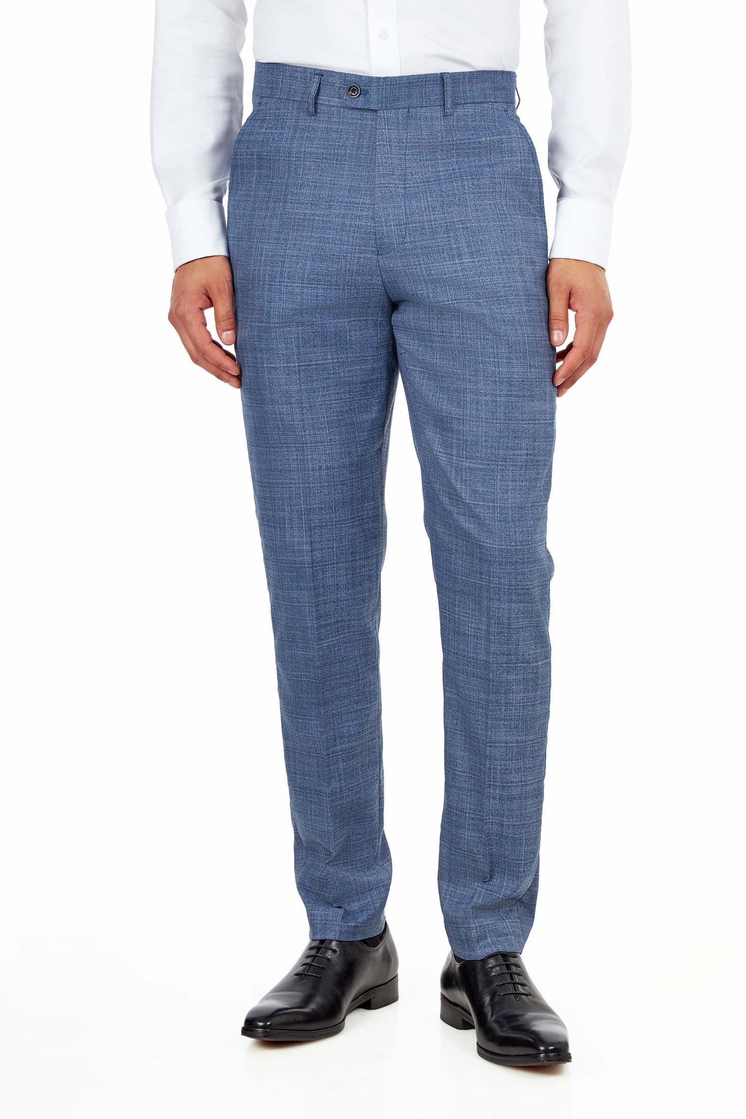 Kaiser Textured Peak Lapel Tailored Fit Suit