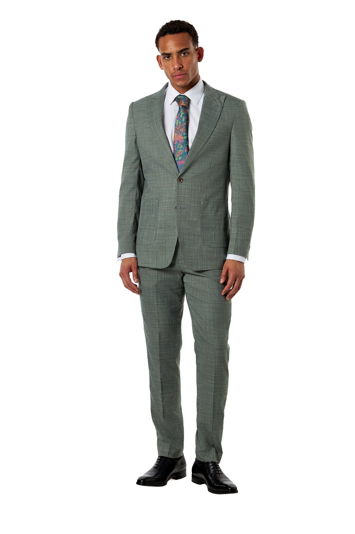 Kaiser - Textured Tailored 2 Piece Suit