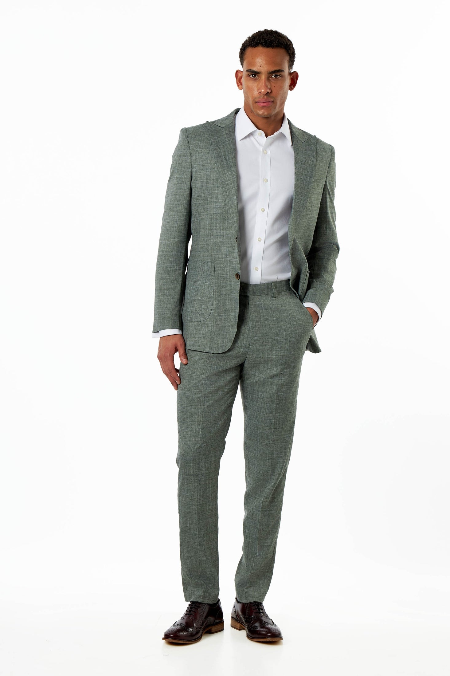 Kaiser - Textured Tailored 2 Piece Suit