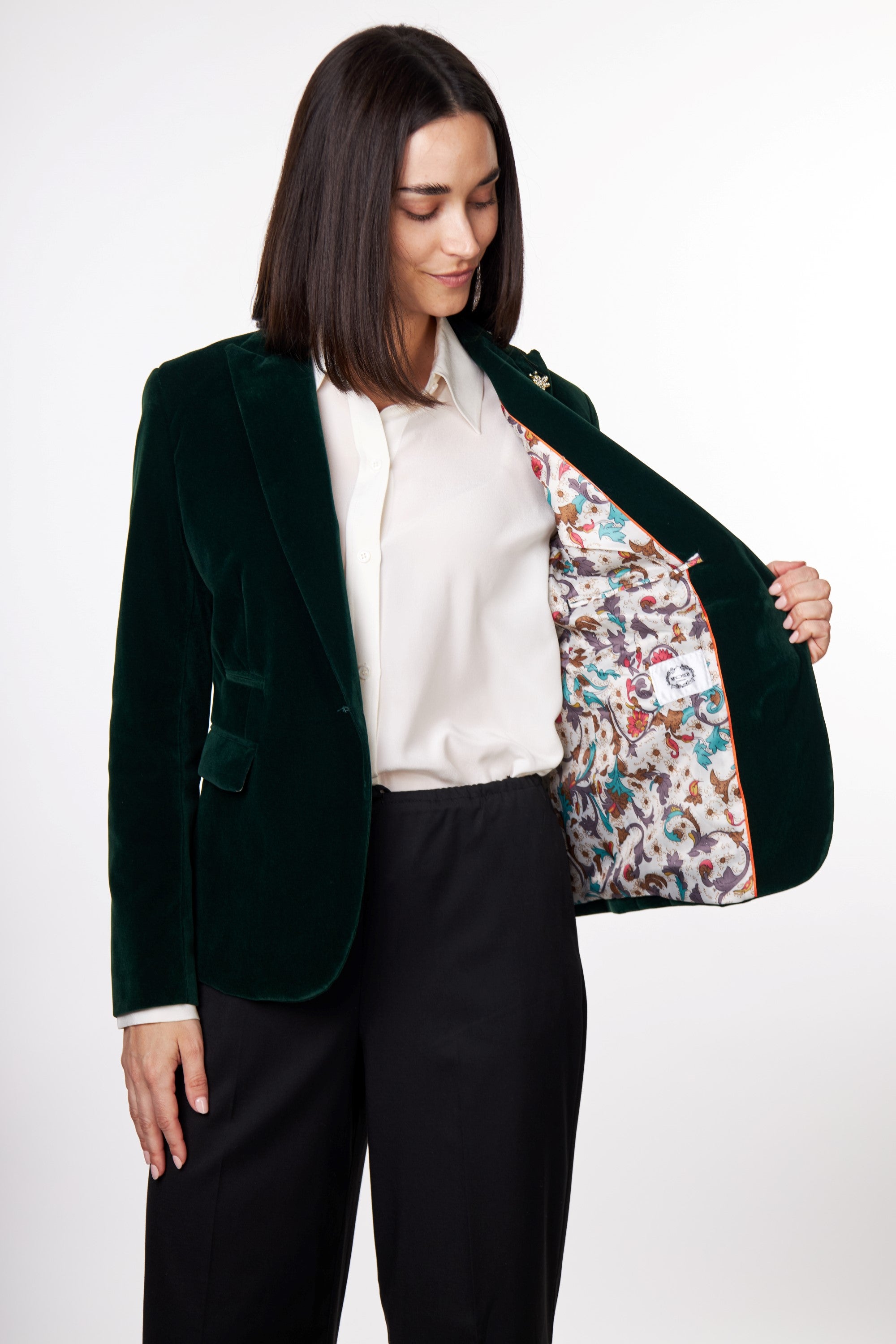 STELLA - LADIES GREEN BLAZER