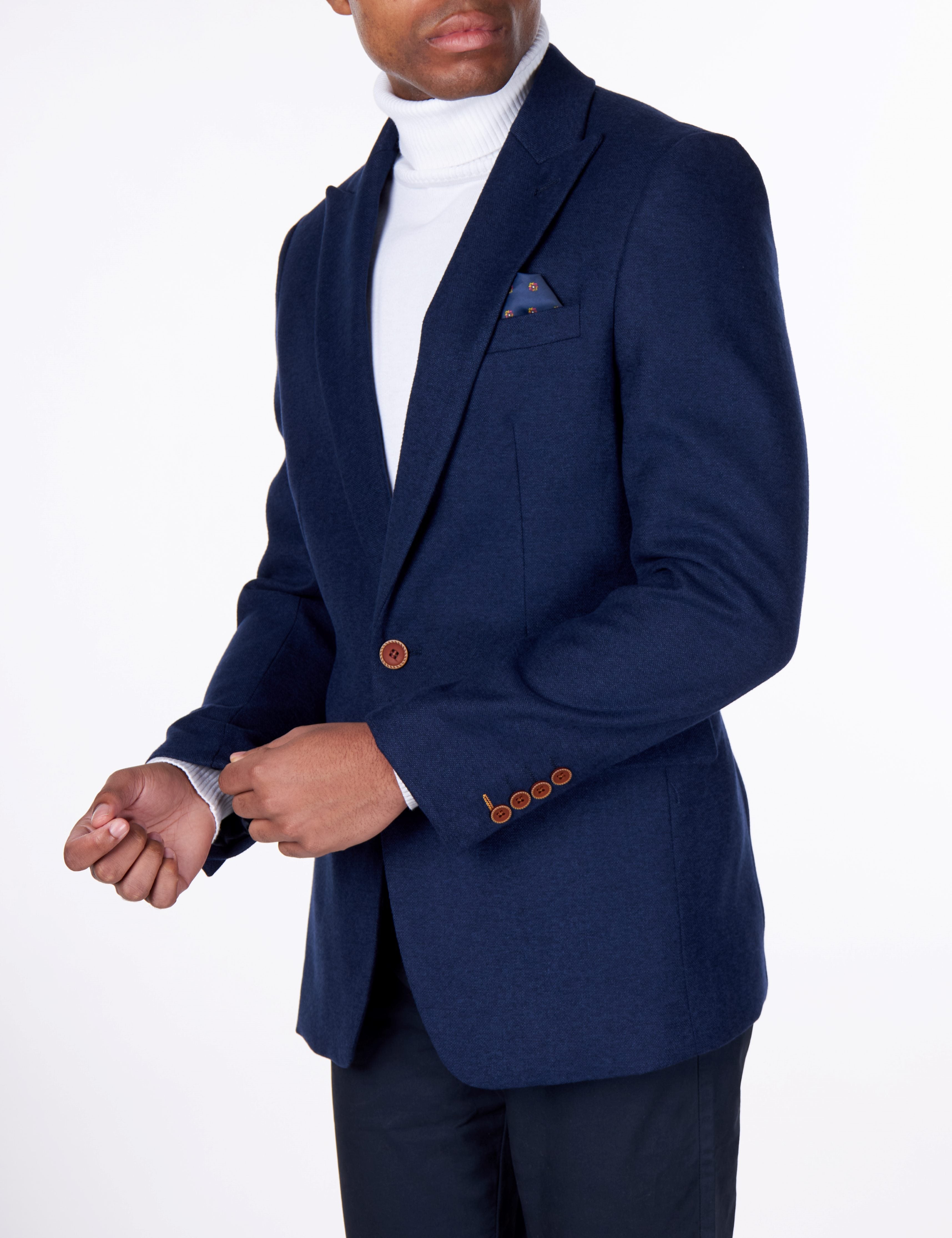 MARCO – EINREIHIGER, LÄSSIGER BLAZER IN NAVY