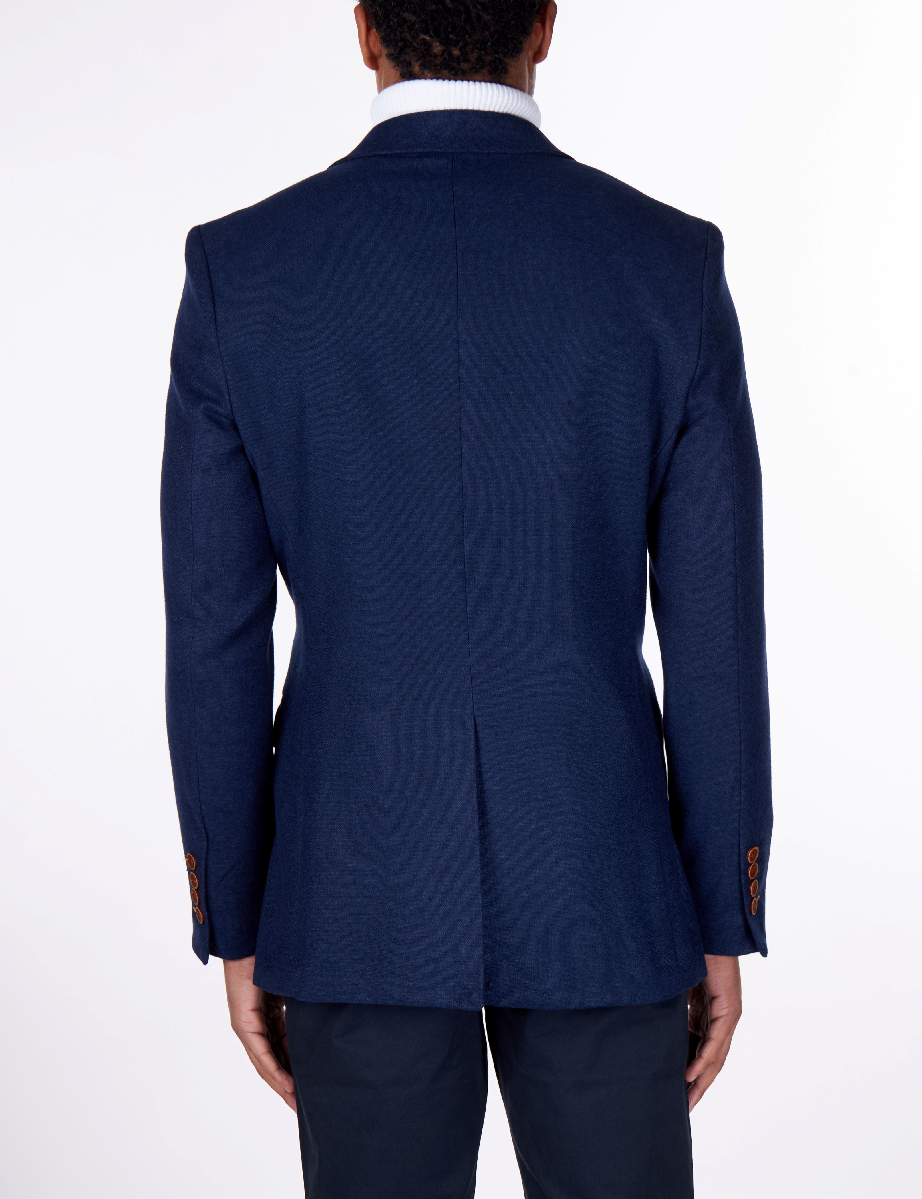 MARCO - NAVY SINGLE BREASTED CASUAL BLAZER