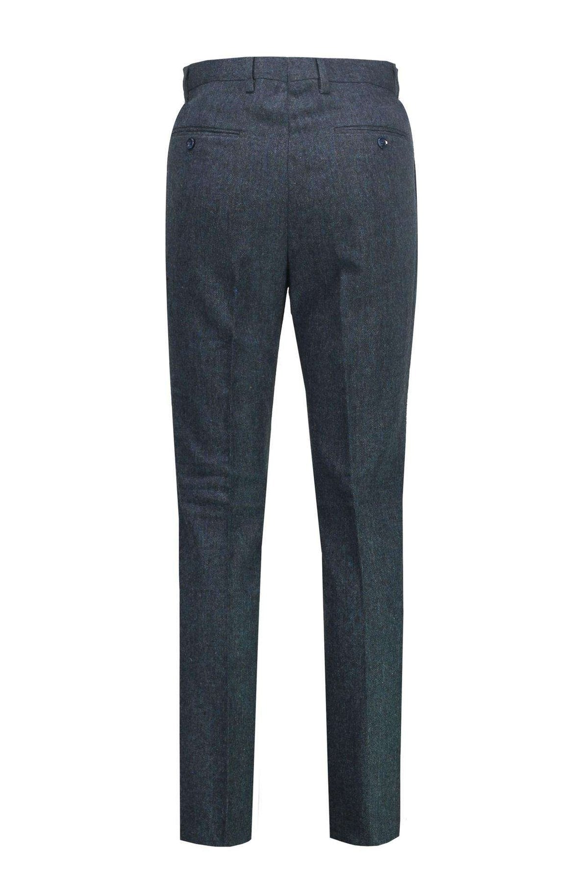 TWEED BLUE TROUSERS