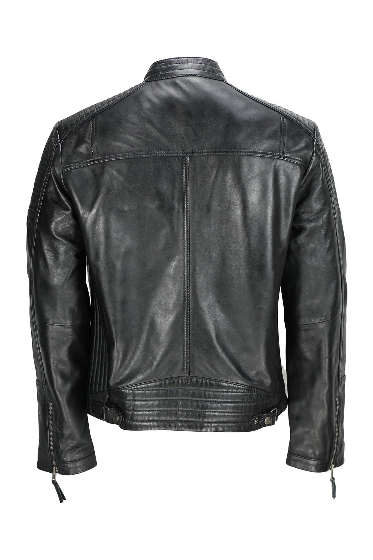 MEN’S RETRO BIKER JACKET