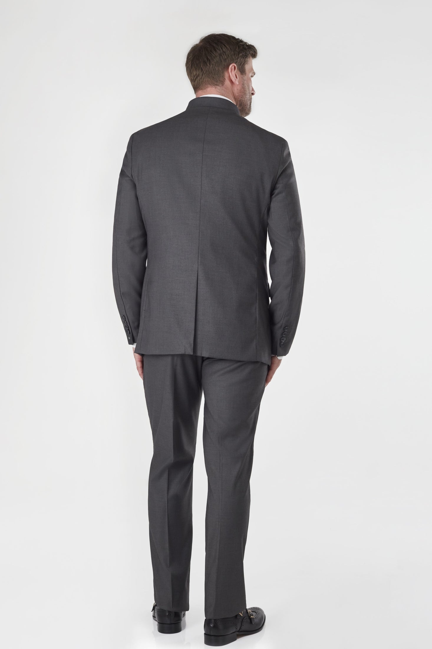 Chinese Grandad Collar 3 Piece Suit