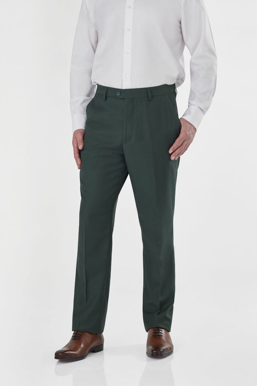 PJ - GREEN PLAIN TROUSERS