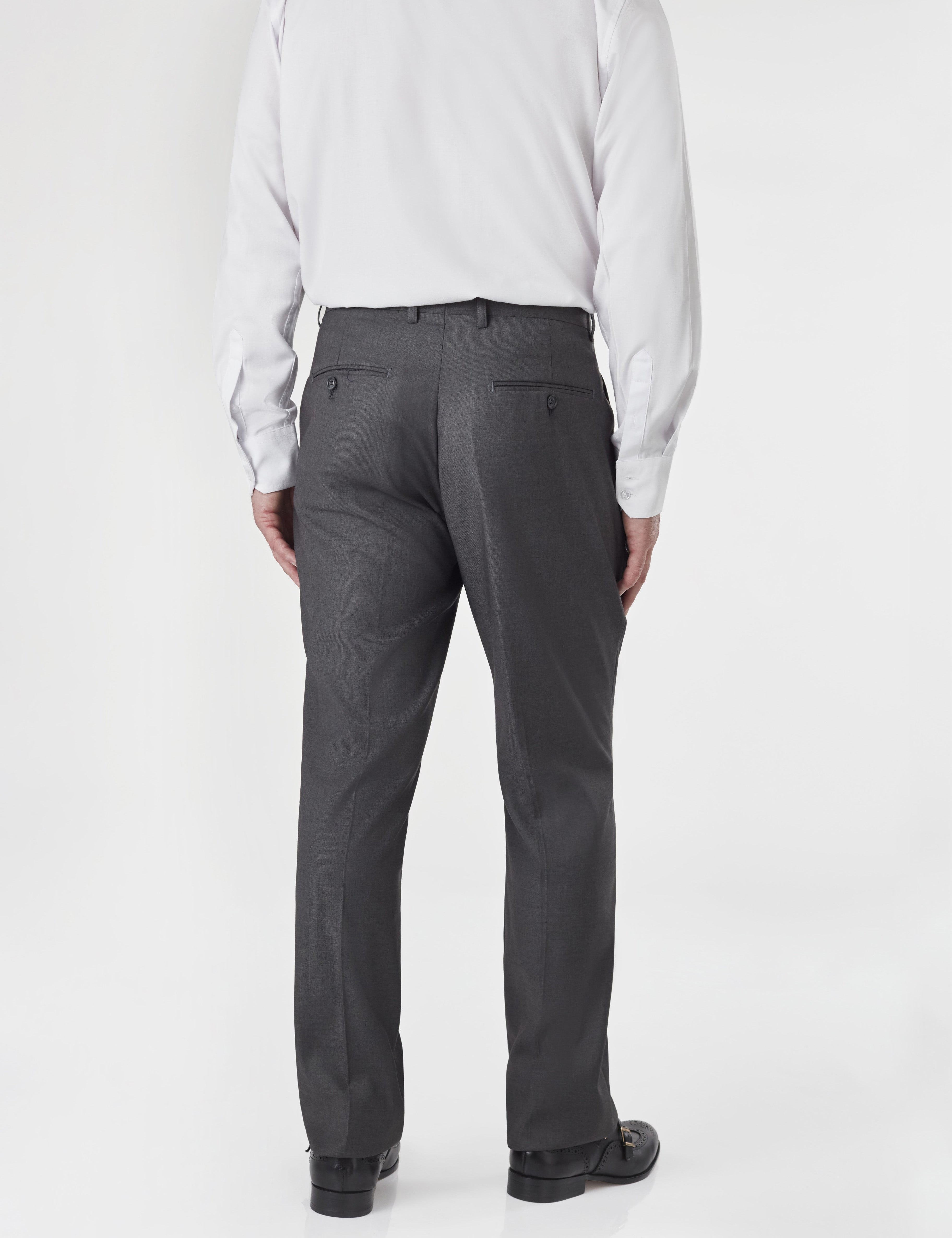 GREY FORMAL TROUSERS