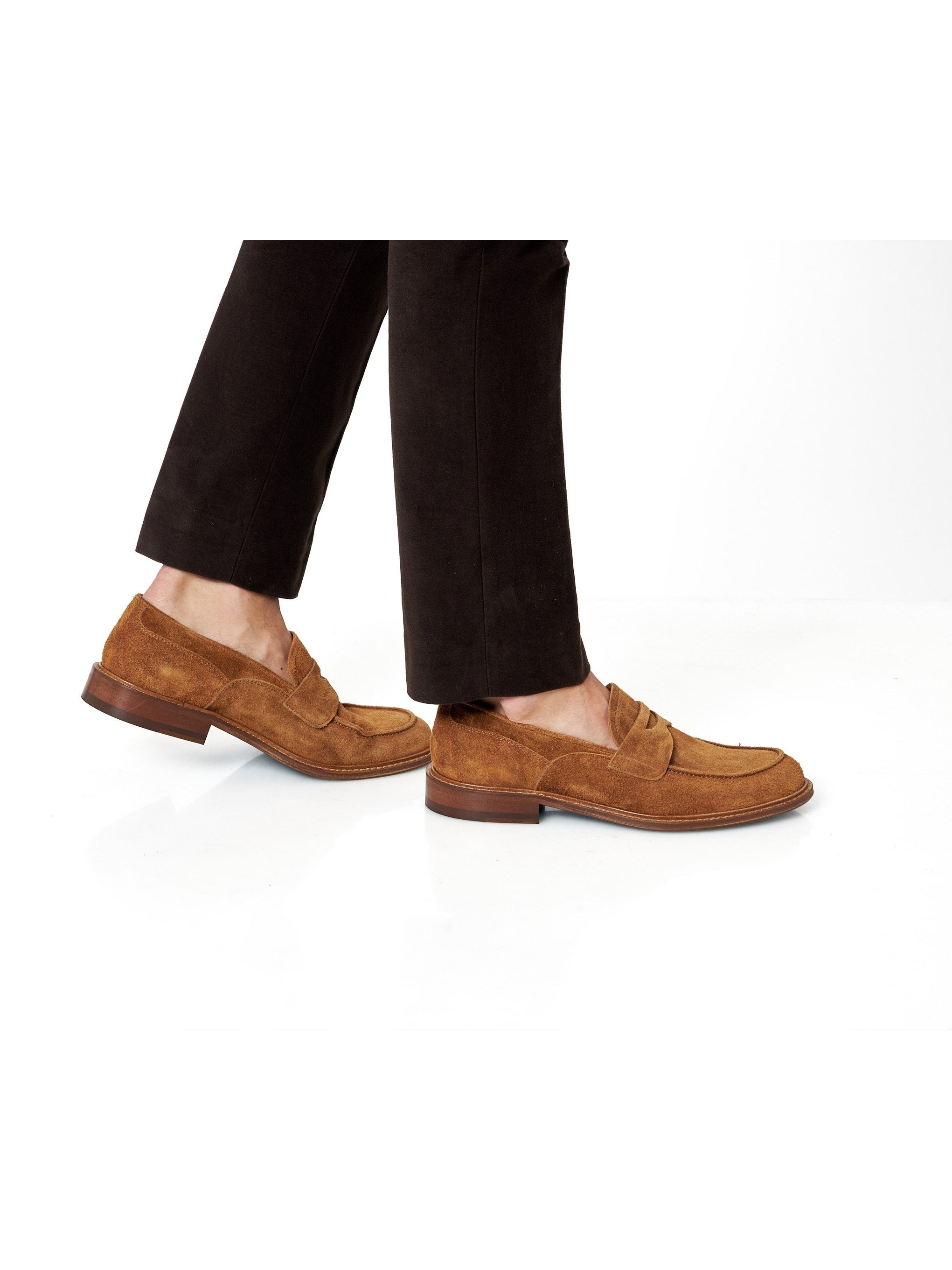 TAN SUEDE PENNY LOAFER