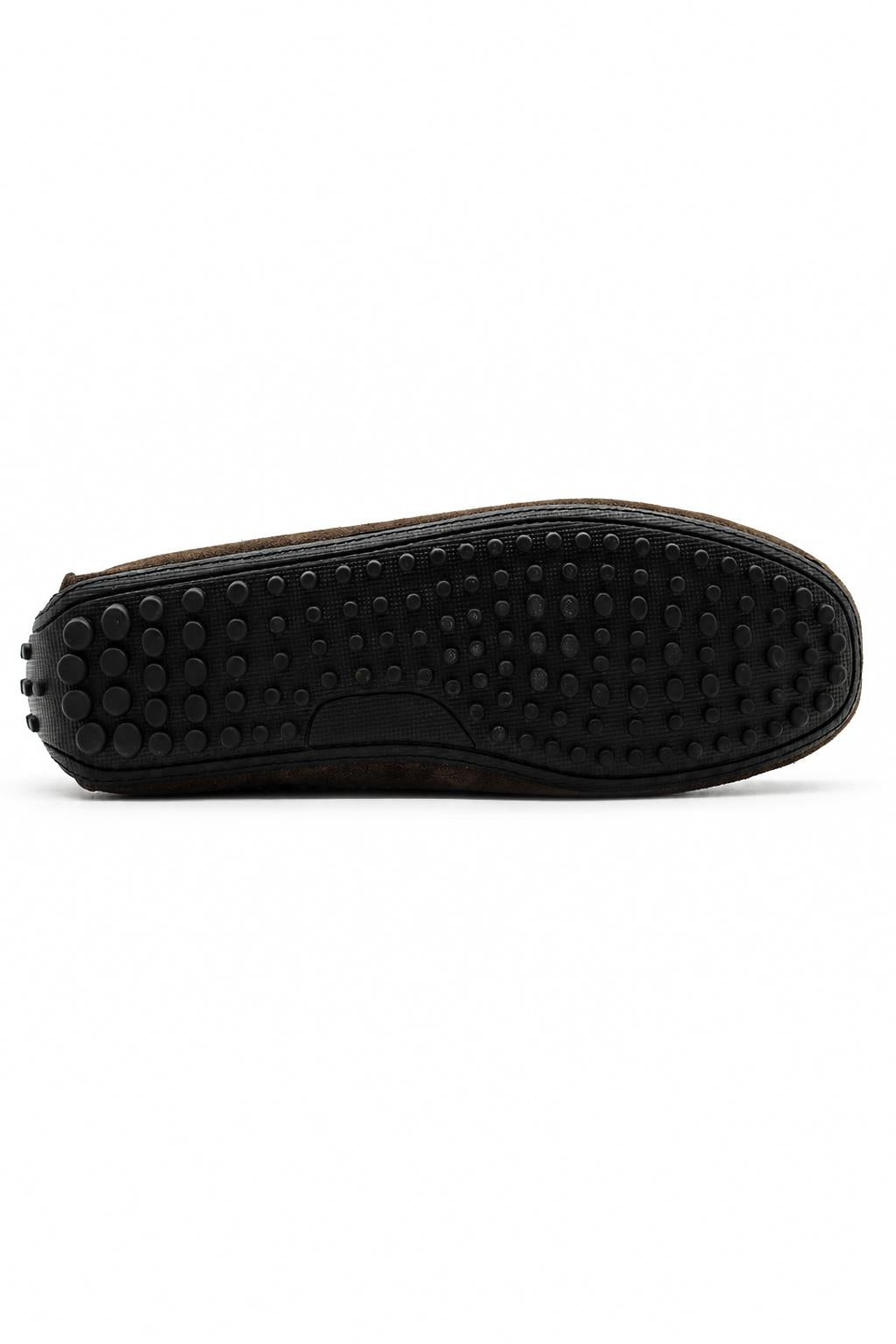 MAT Men's Genuine Suede Moccasins - Dark Brown Driving Shoes