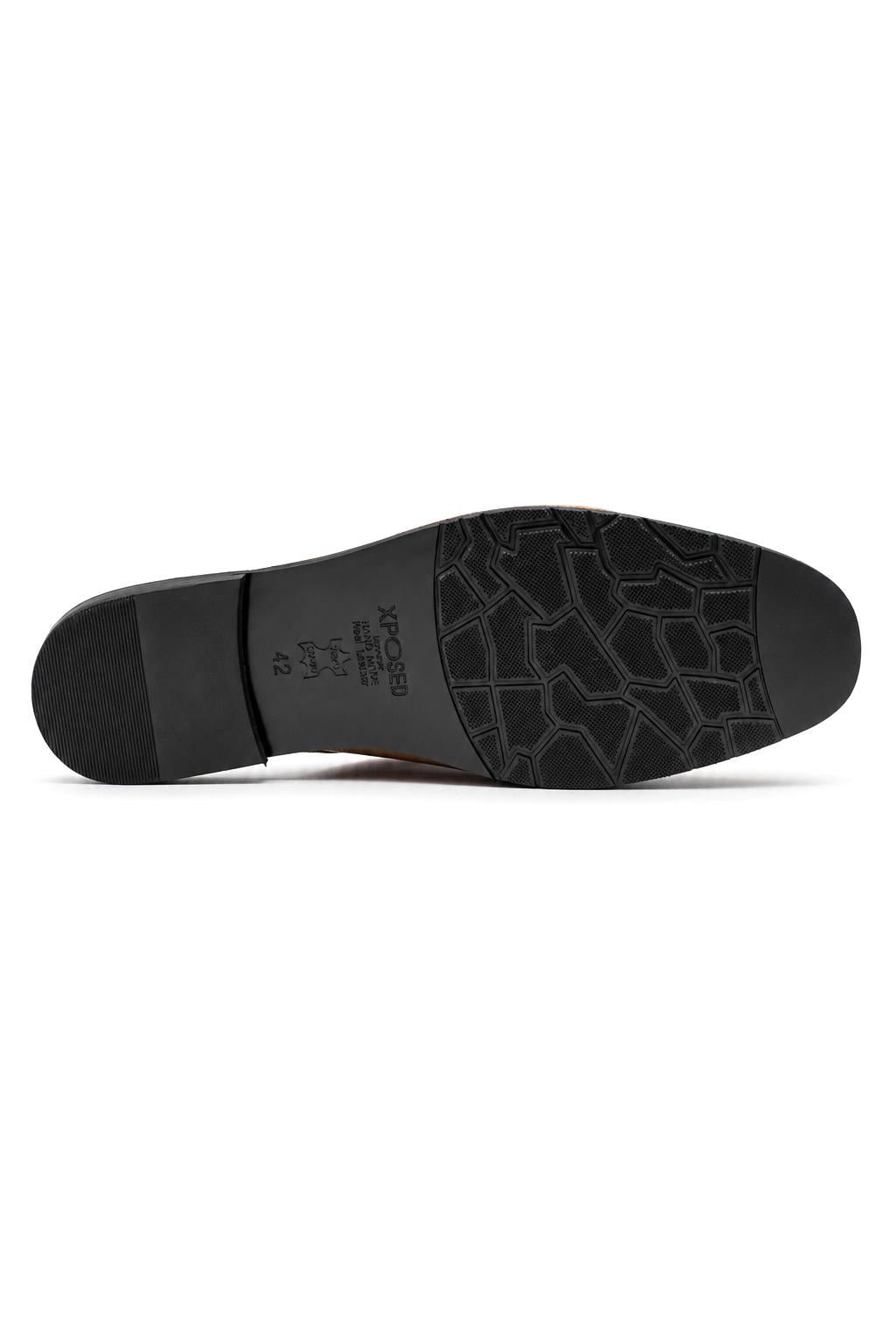 NICO Men’s Black Soft Grain Leather Mule Slippers
