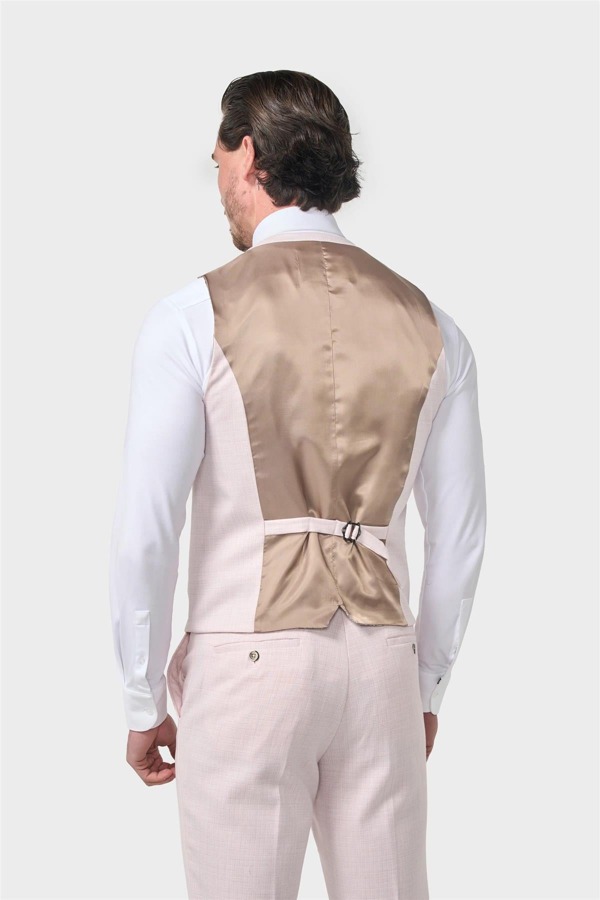 Cavani – Tropez Tailored 3 Piece Suit in Pink