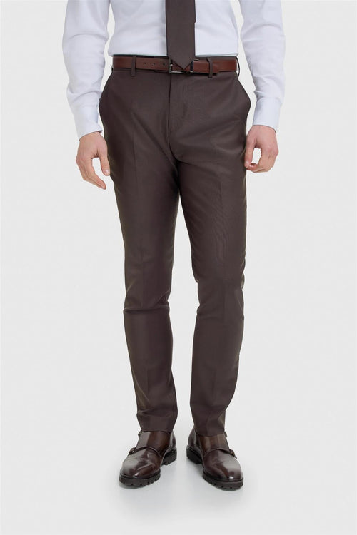 Cavani Bond Auburn Men’s Wool Blend Tailored Trousers